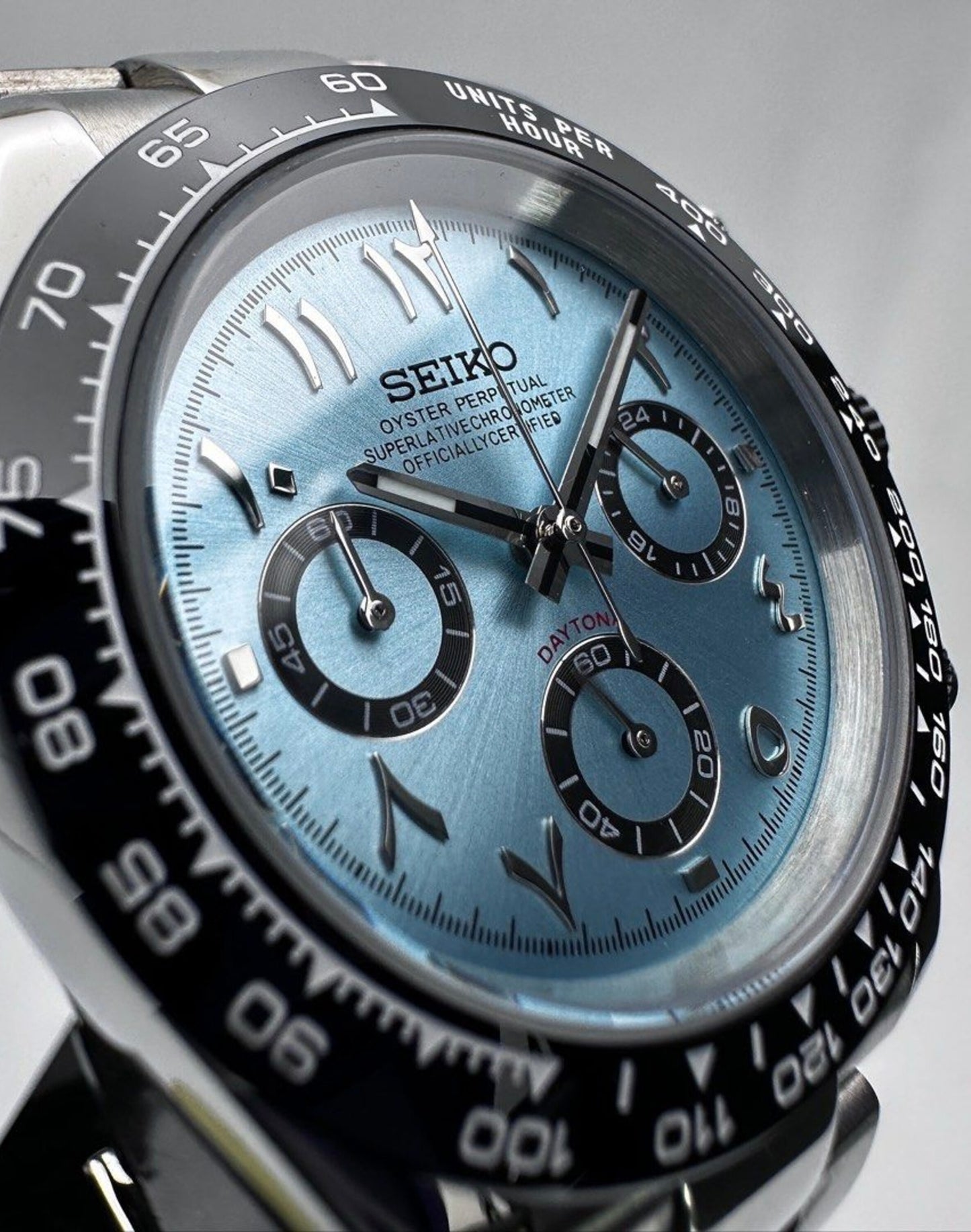 Seiko Daytona Mod ‘Blue Arabic Dial’ 40