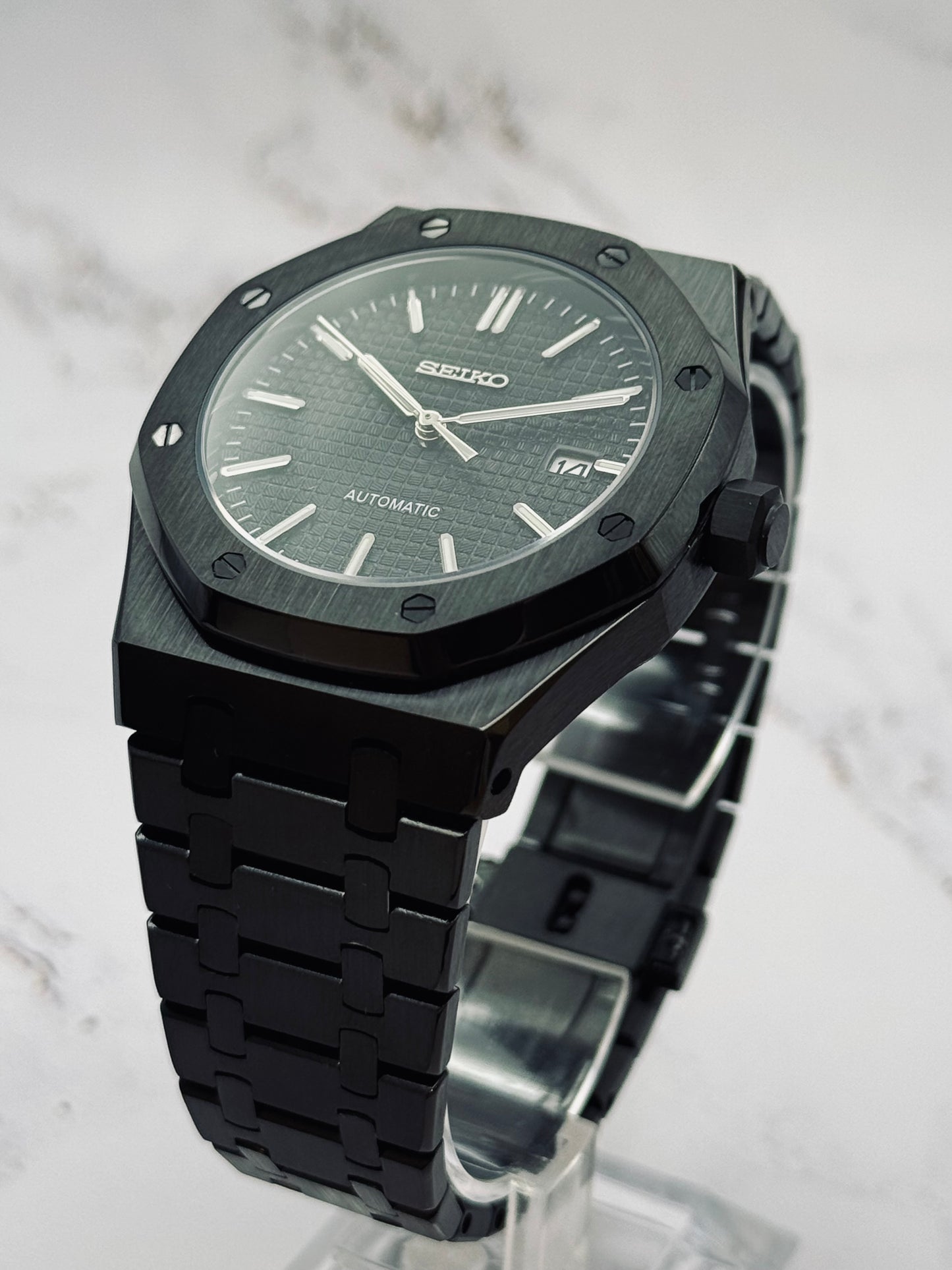 All-Black PVD Seiko Royal Oak AP 41