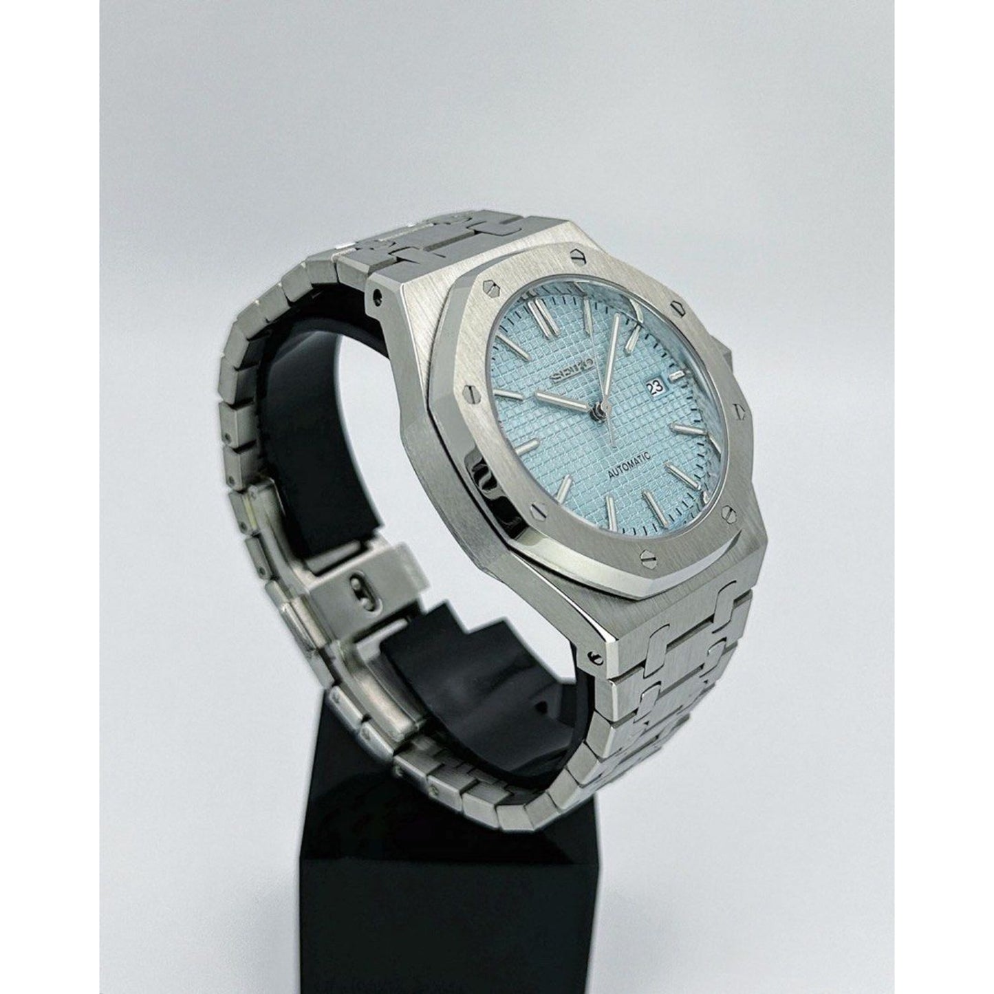 Seiko Royal Oak Mod ‘Baby Blue Dial’ 41