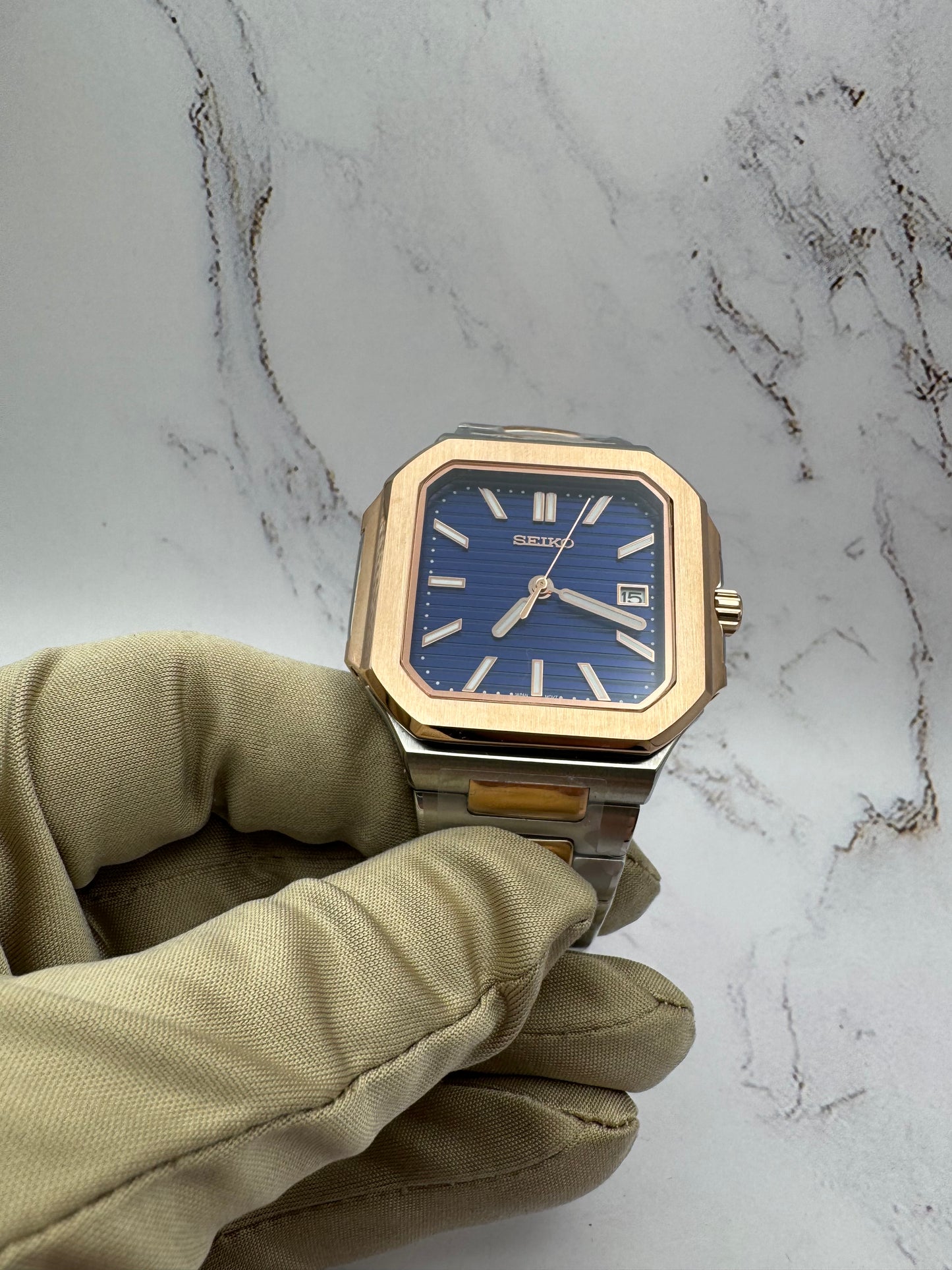 Seikonaut Cubitus Mod Two-Tone Blue dial 42mm