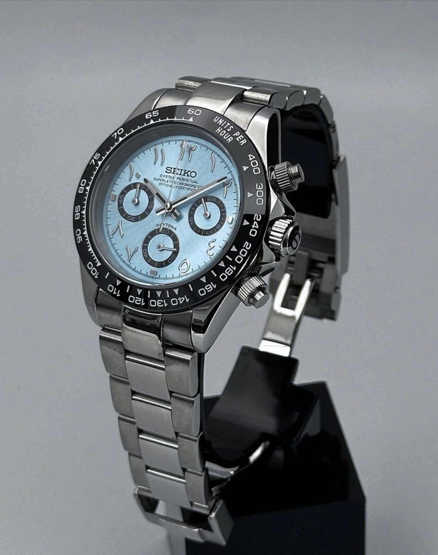 Seiko Daytona Mod ‘Blue Arabic Dial’ 40