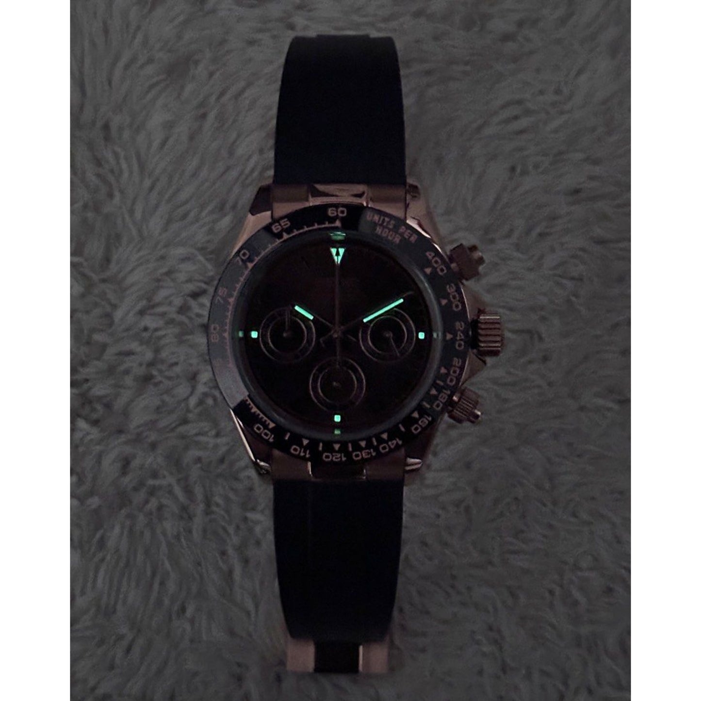 Seiko Daytona Mod ‘Rose Gold Chocolate’ Oyster-flex 40