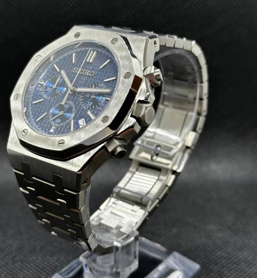 Seiko Royal Oak Mod ‘Blue Chrono’ 42