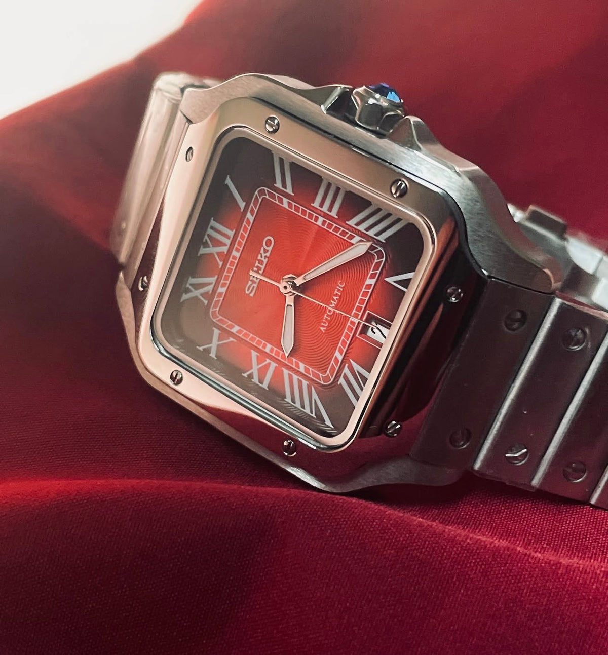Seiko Santos Mod ‘Special Edition Red Dial’ w/date 39