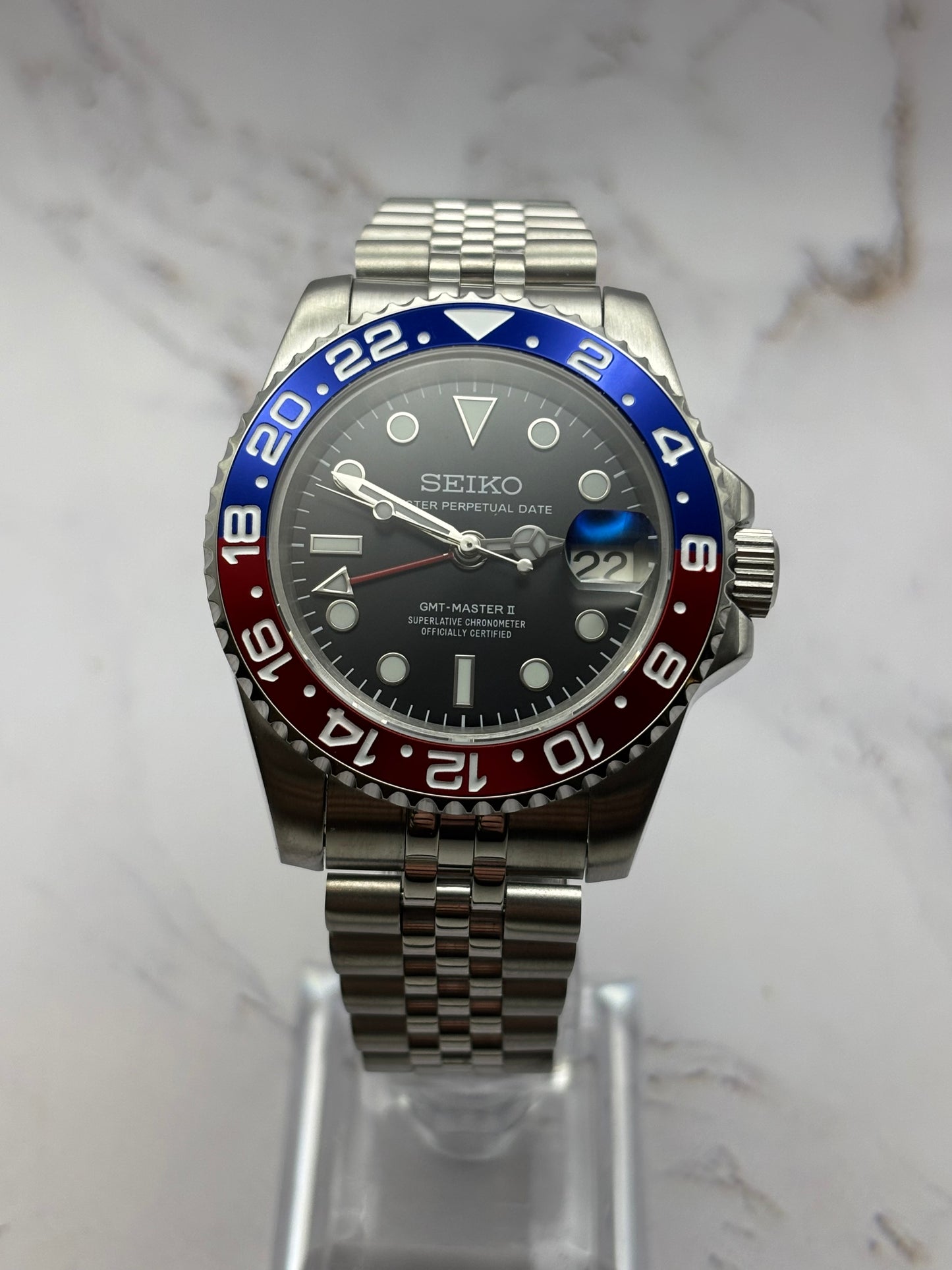 ‘Pepsi’ Seiko GMT-Master II Mod 40
