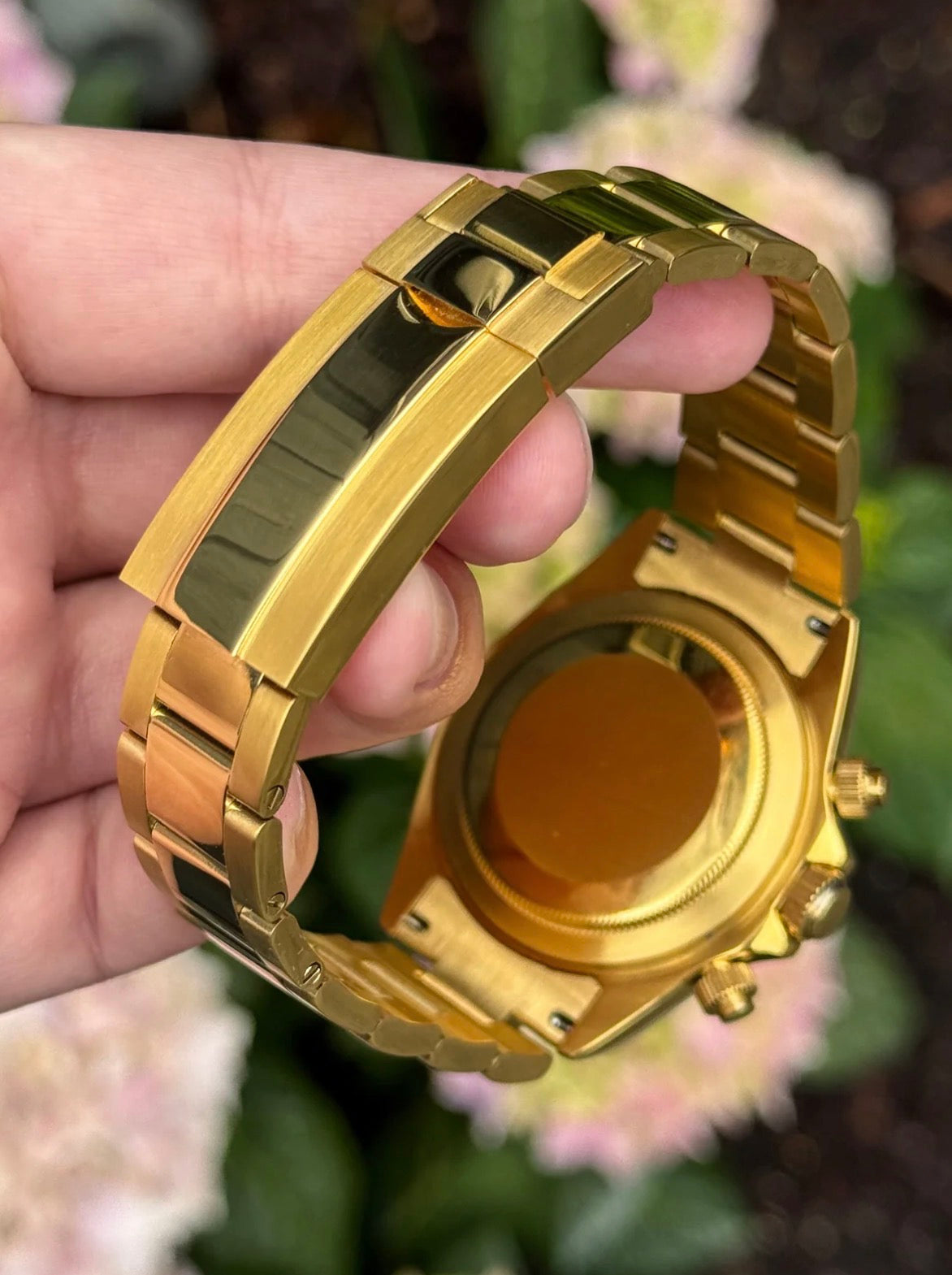 Seiko Daytona Mod ‘Full Gold Meteorite Dial’ 40