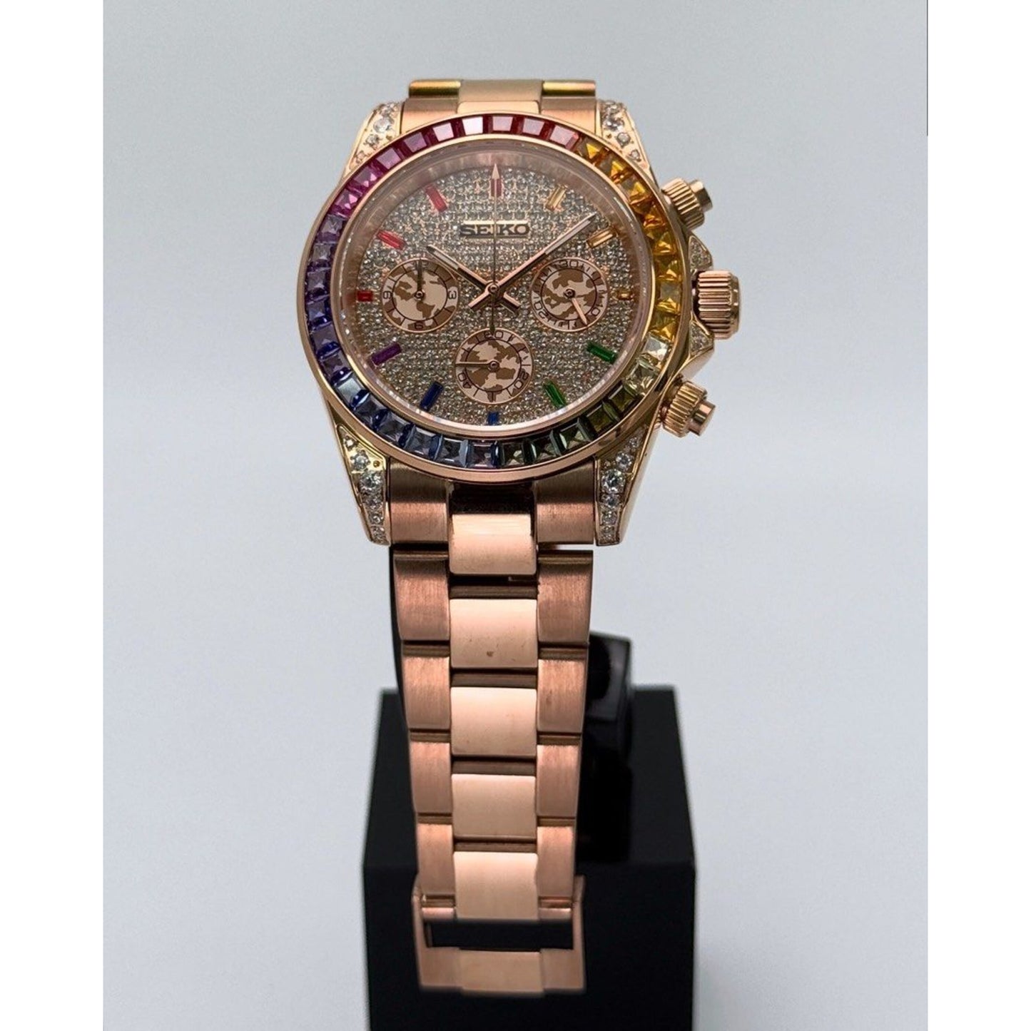 Seiko Daytona ‘Rose Gold Rainbow’ Mod 40