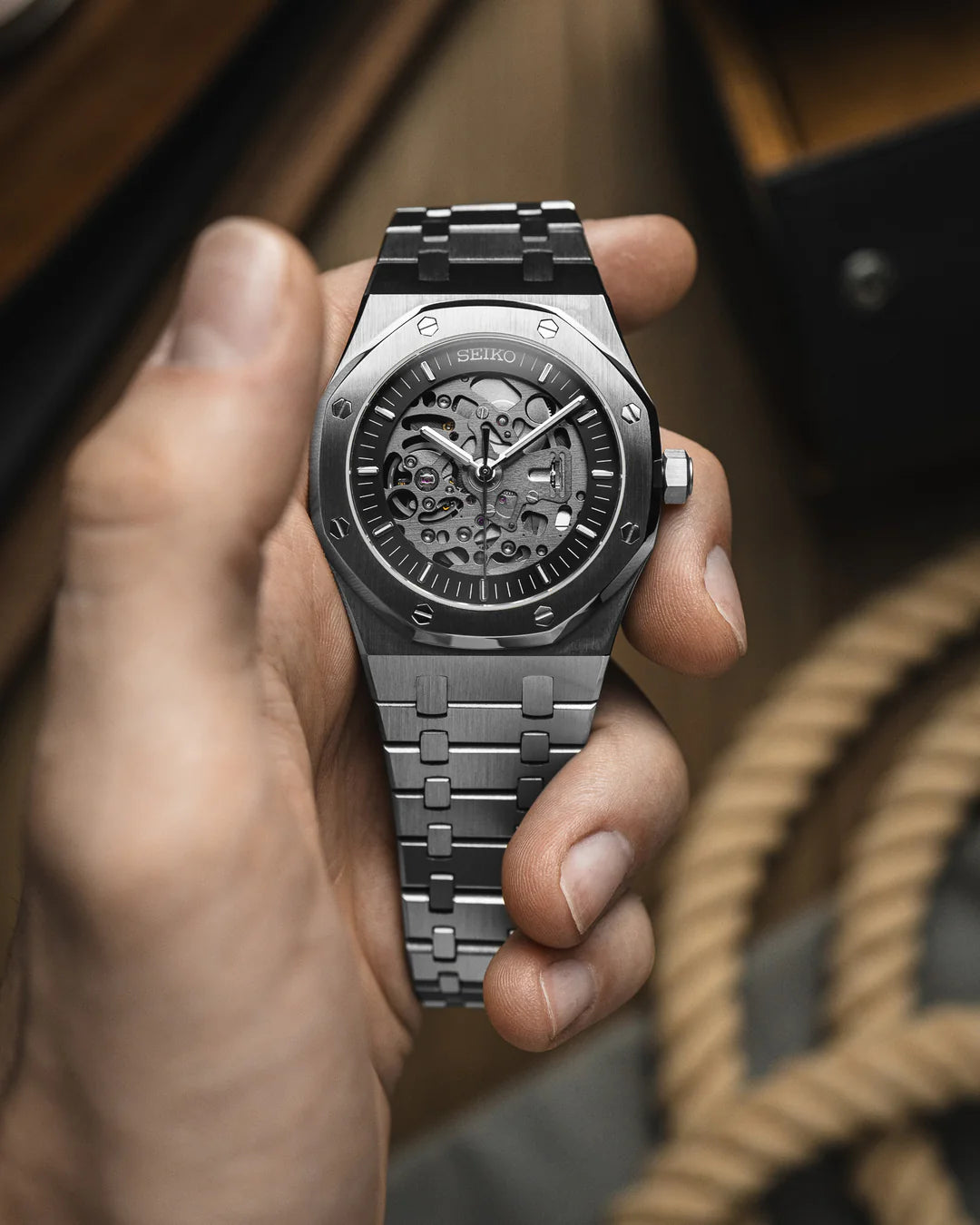 Seiko Royal Oak Mod ‘Skeleton’ 41