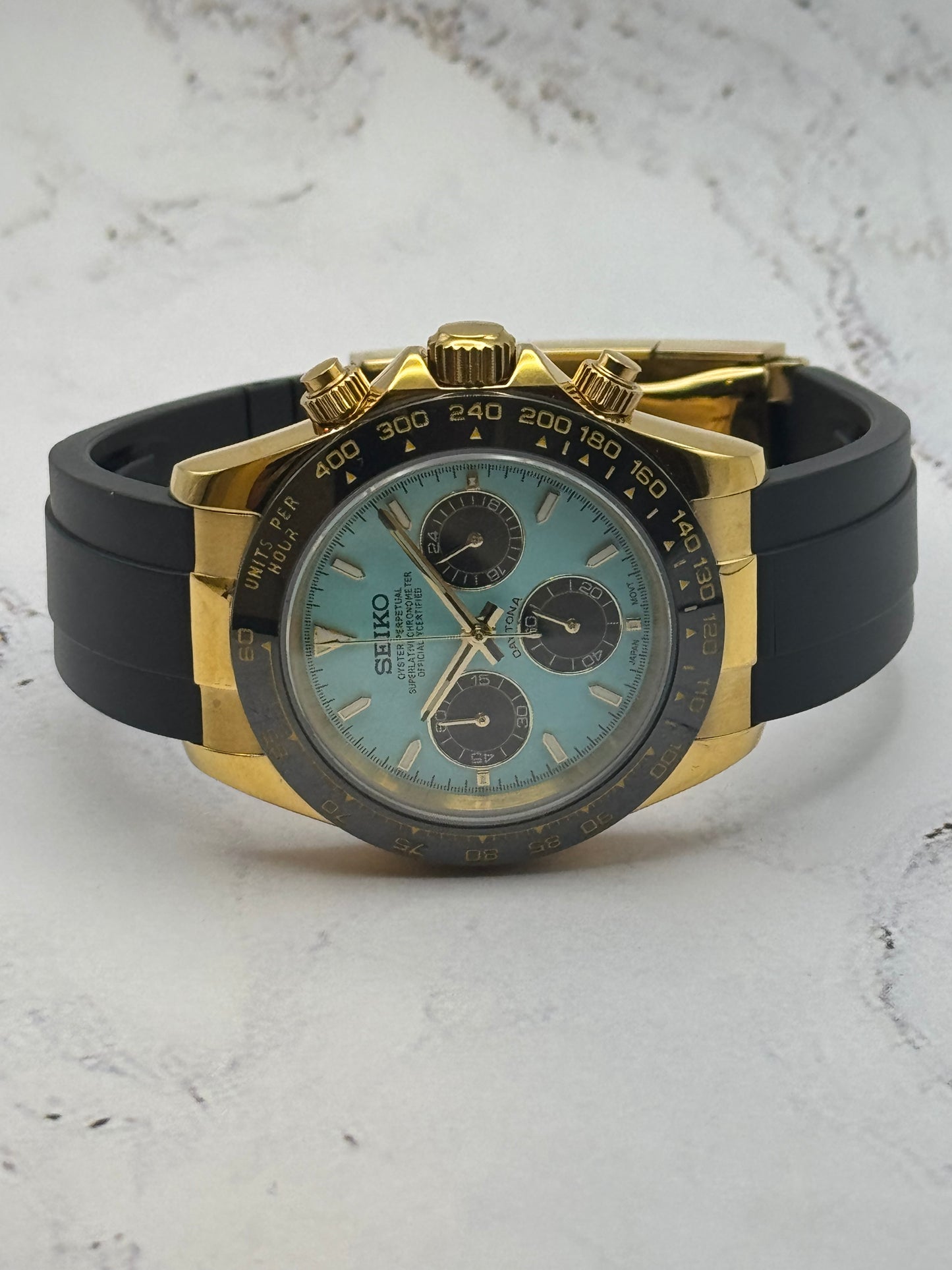 Seiko Oyster-flex Daytona ‘Blue Lacquer’ Dial