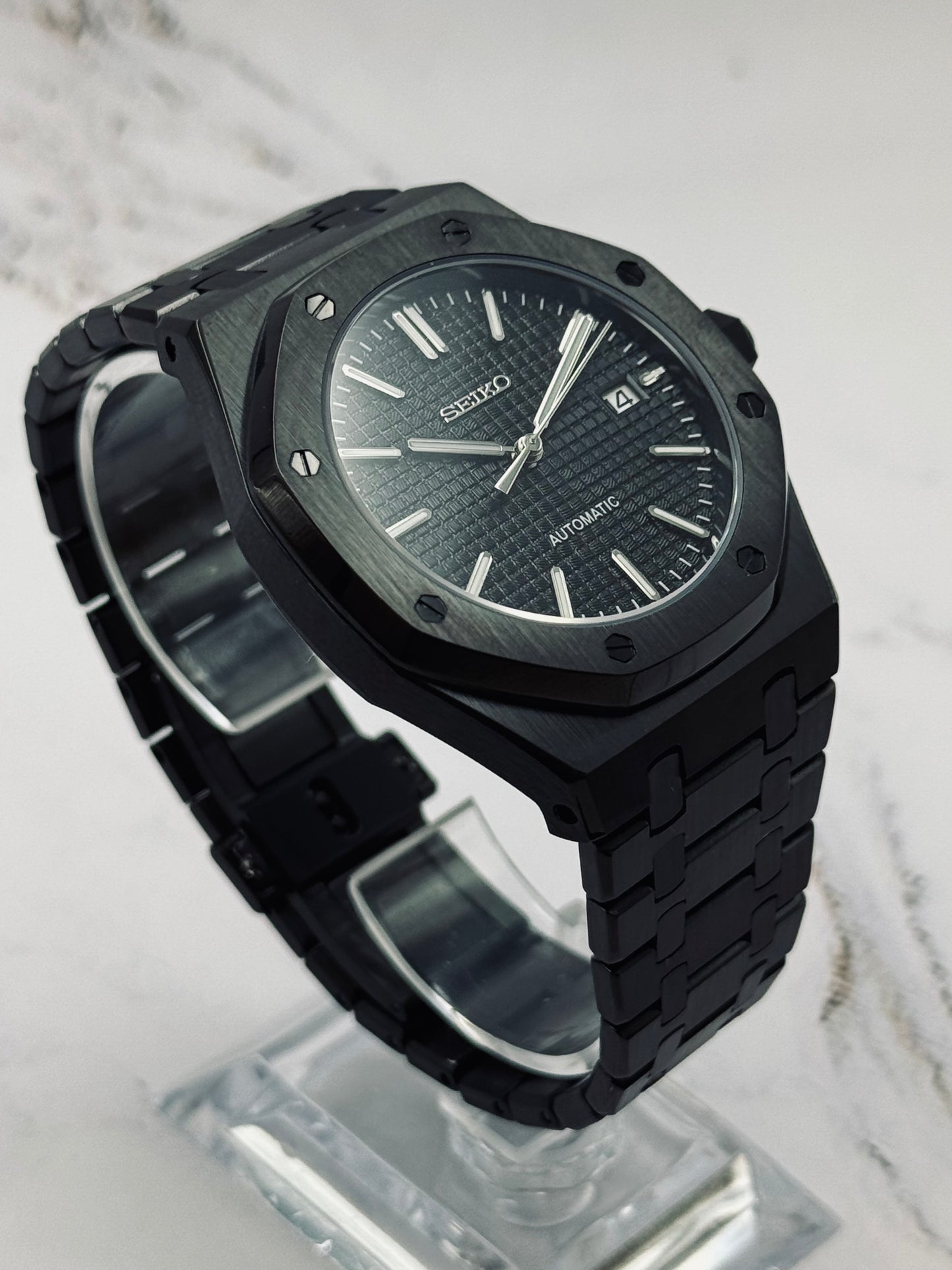 All-Black PVD Seiko Royal Oak AP 41