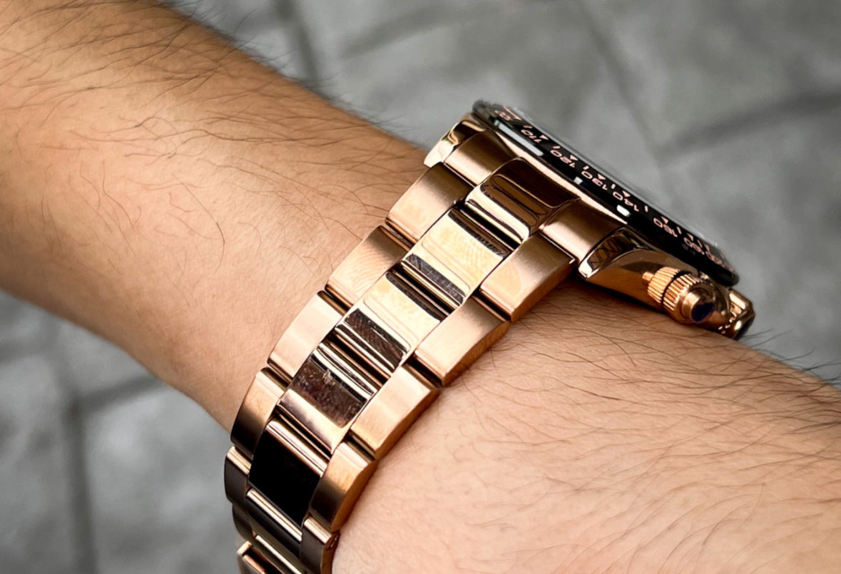 Seiko Daytona Rose Gold Black Dial 40