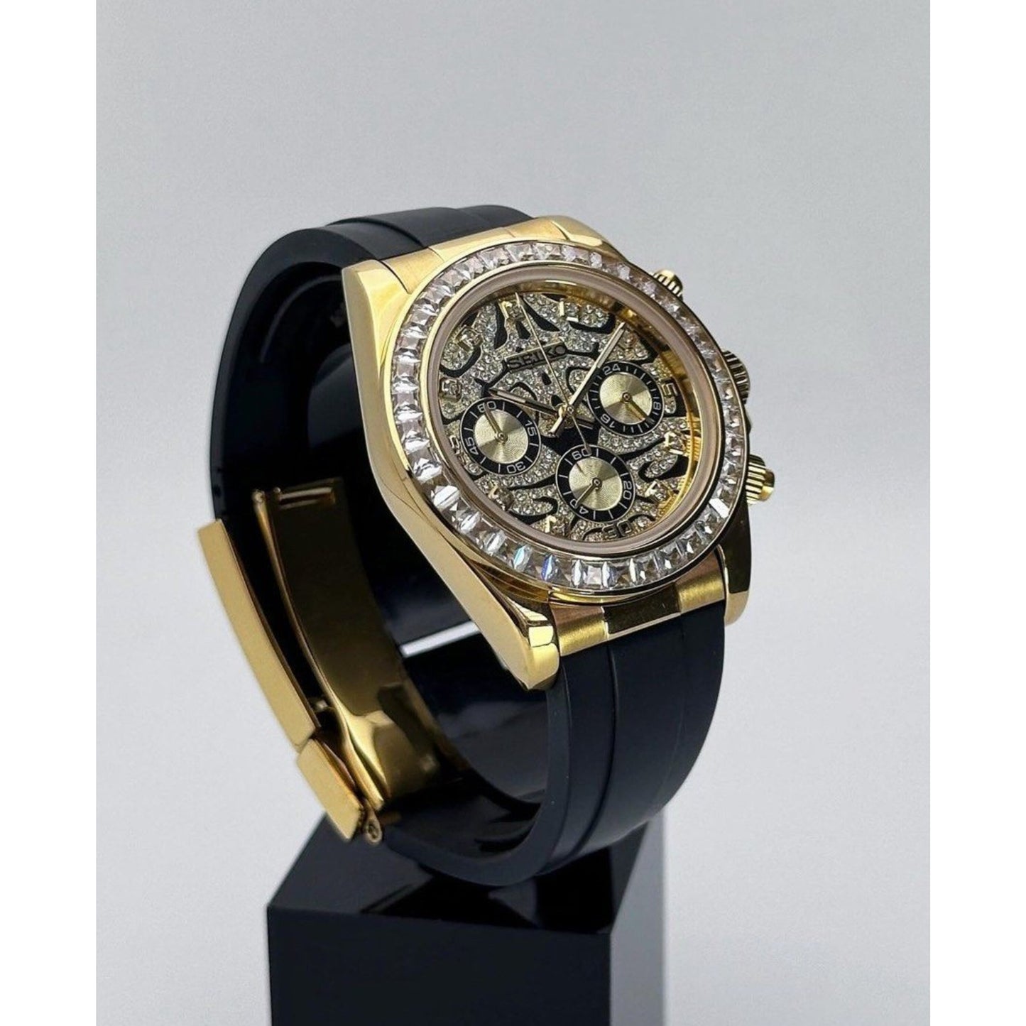 Seiko Daytona Gold ‘Eye of the Tiger’ Mod 40
