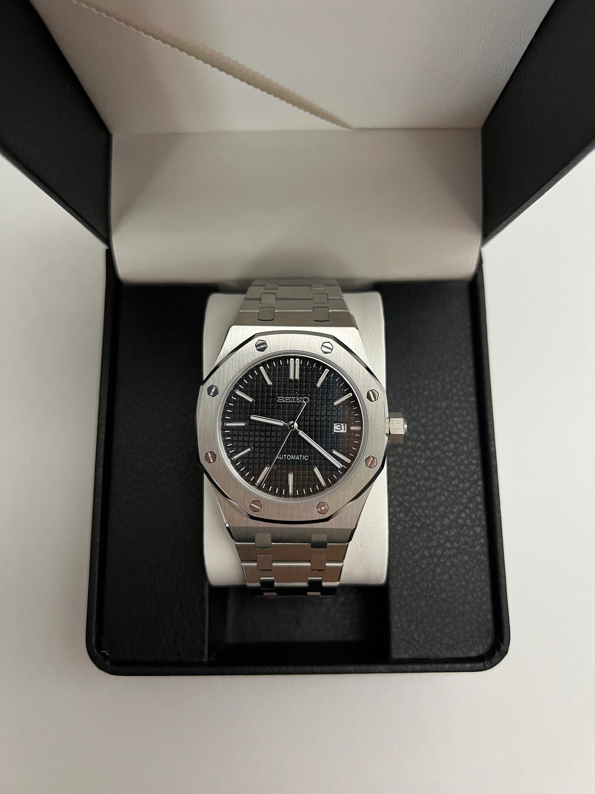 Seiko Royal Oak Mod ‘Black Dial’ 41