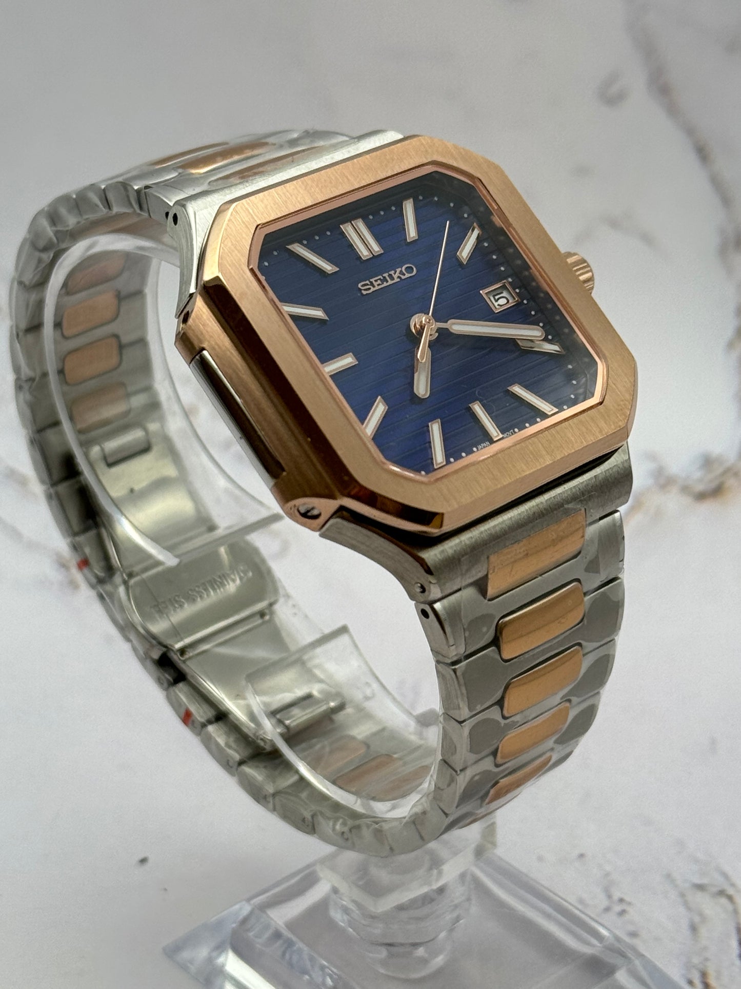 Seikonaut Cubitus Mod Two-Tone Blue dial 42mm