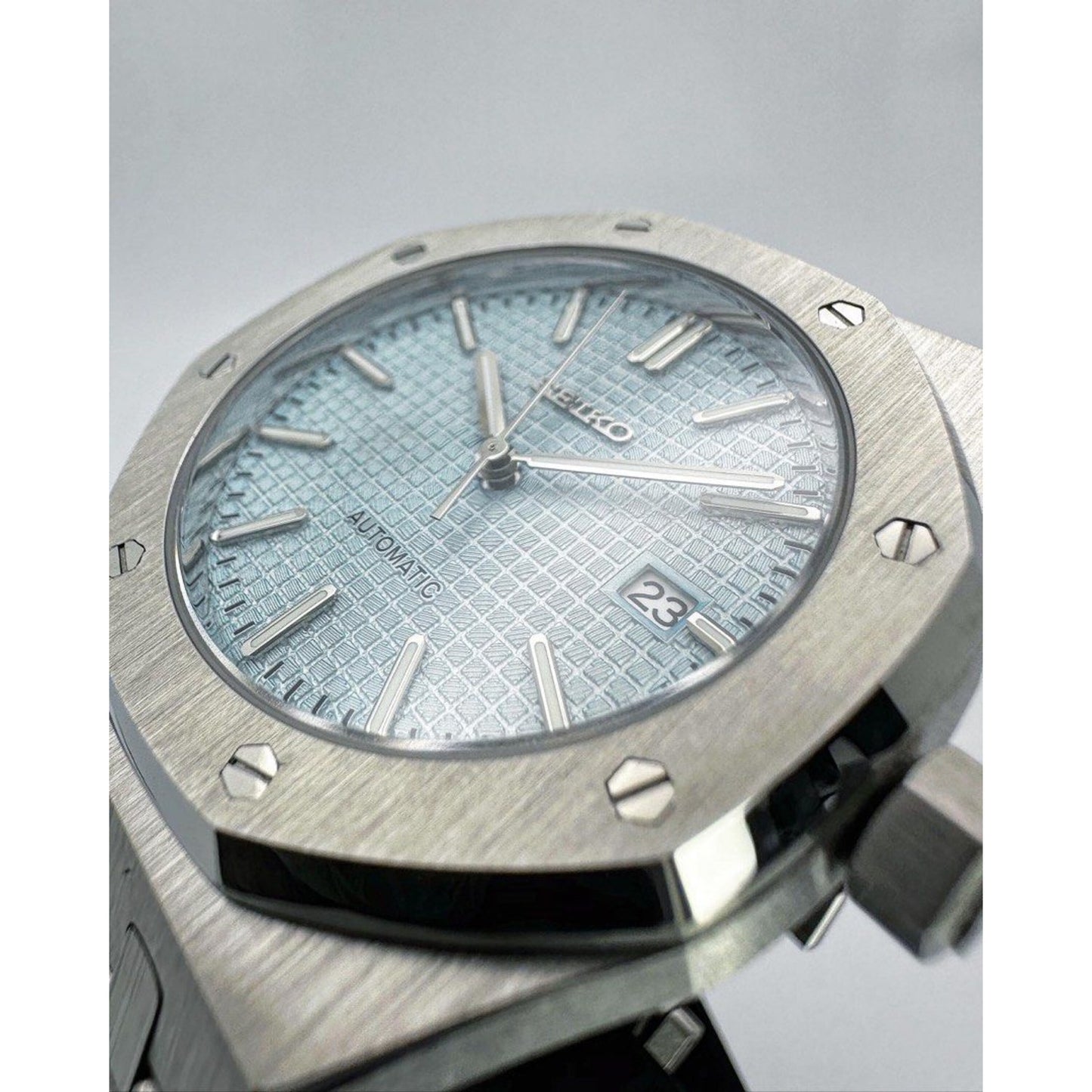 Seiko Royal Oak Mod ‘Baby Blue Dial’ 41