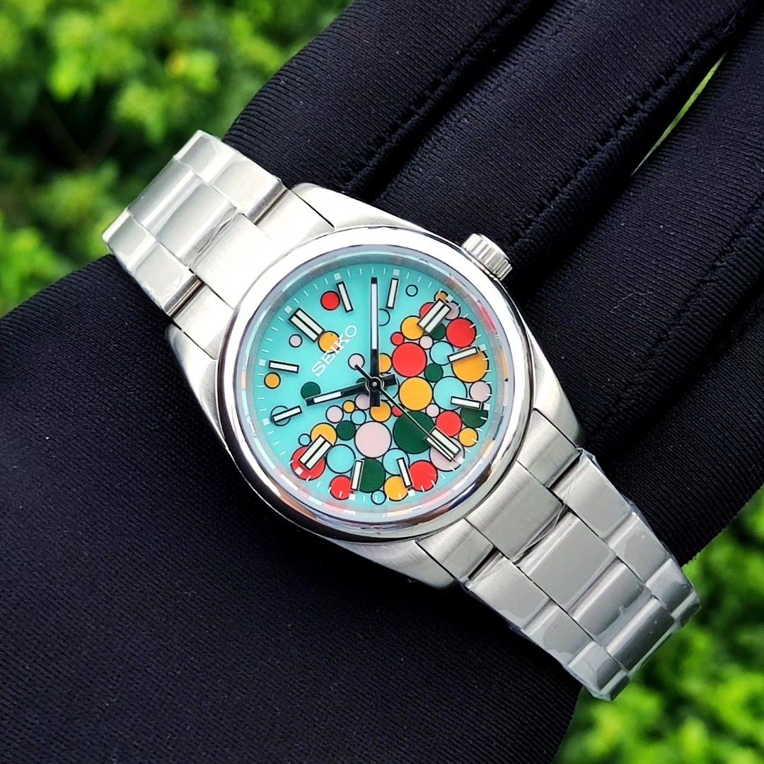 Celebration Dial Seiko Oyster Perpetual 36/39 – NH35 Mod Watch Shop