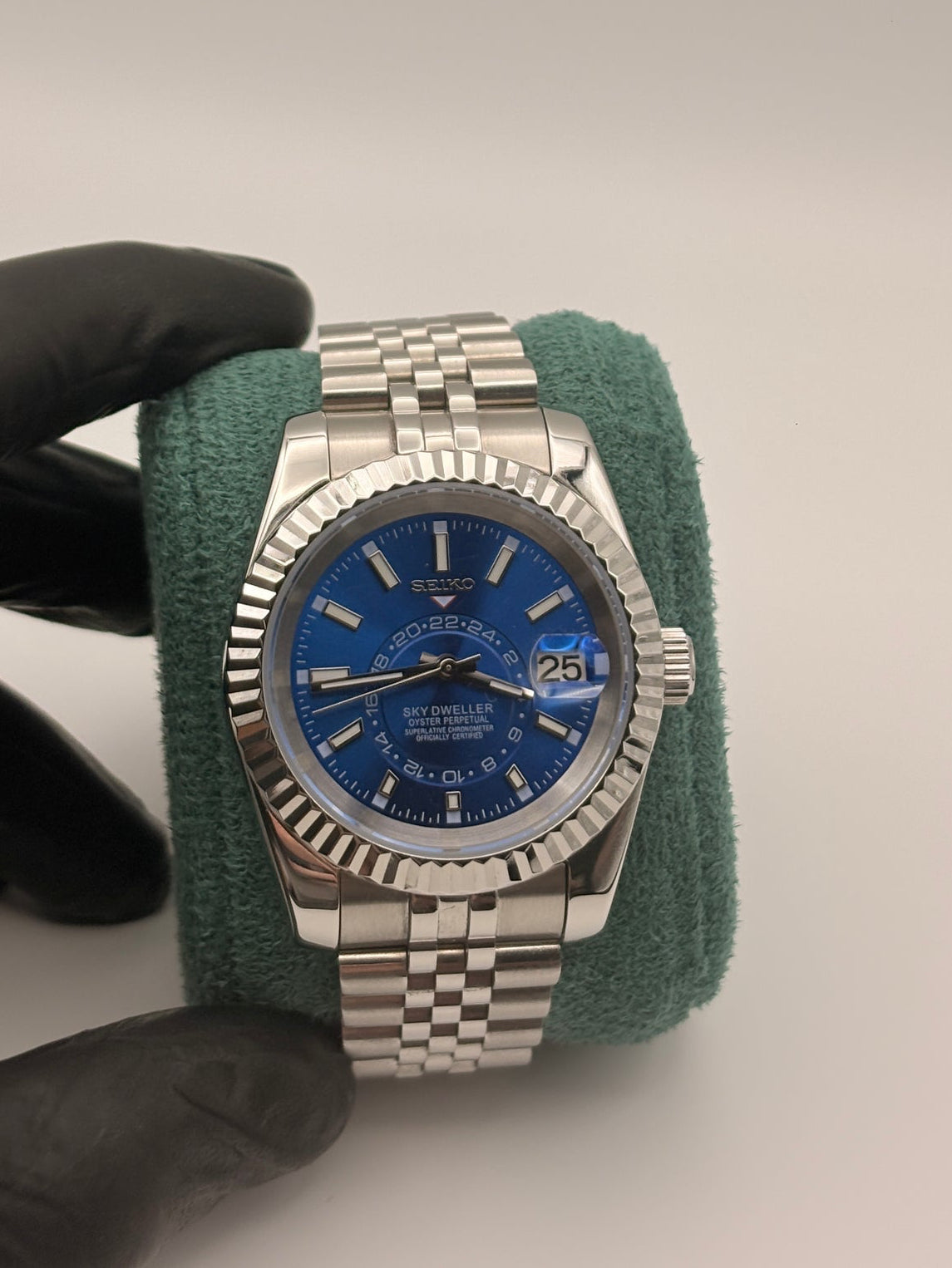 Seiko Sky-Dweller Homage Watch – Azure Dial, NH35 Automatic, 40mm