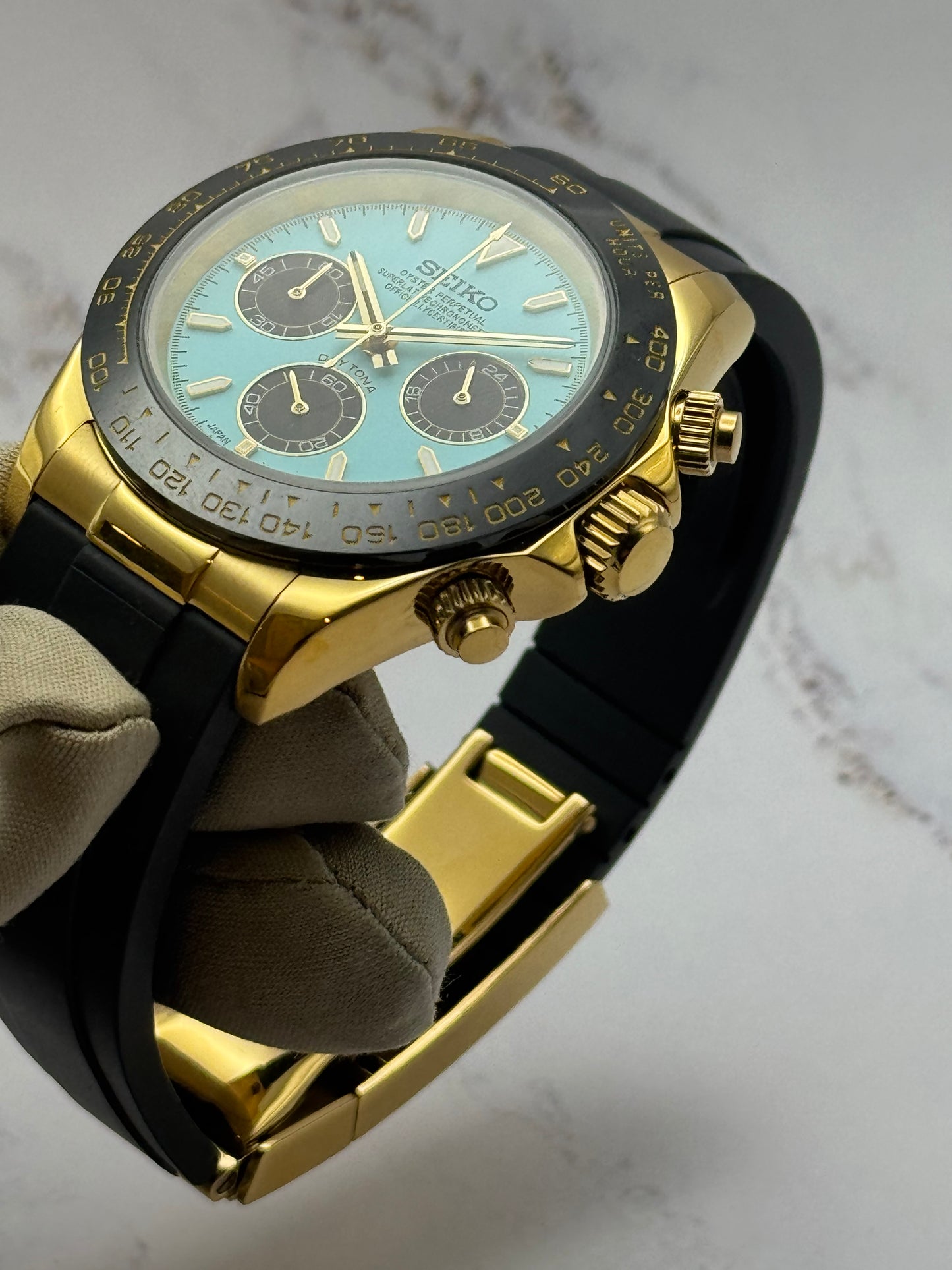 Seiko Oyster-flex Daytona ‘Blue Lacquer’ Dial