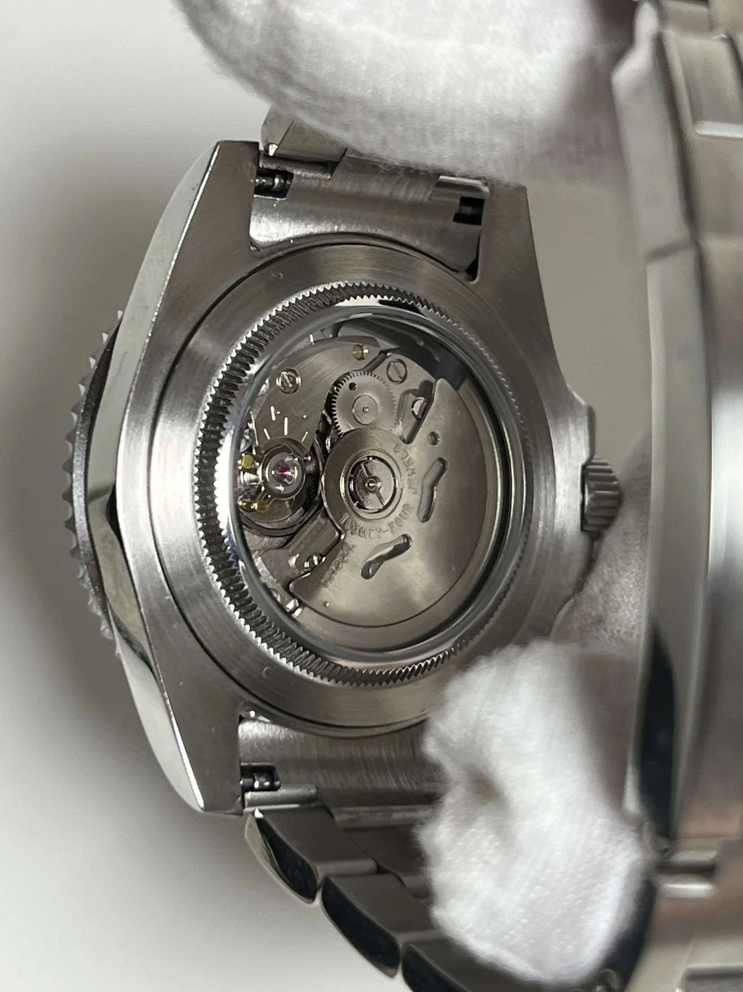 Seiko Steel Yachtmaster Rhodium Bezel