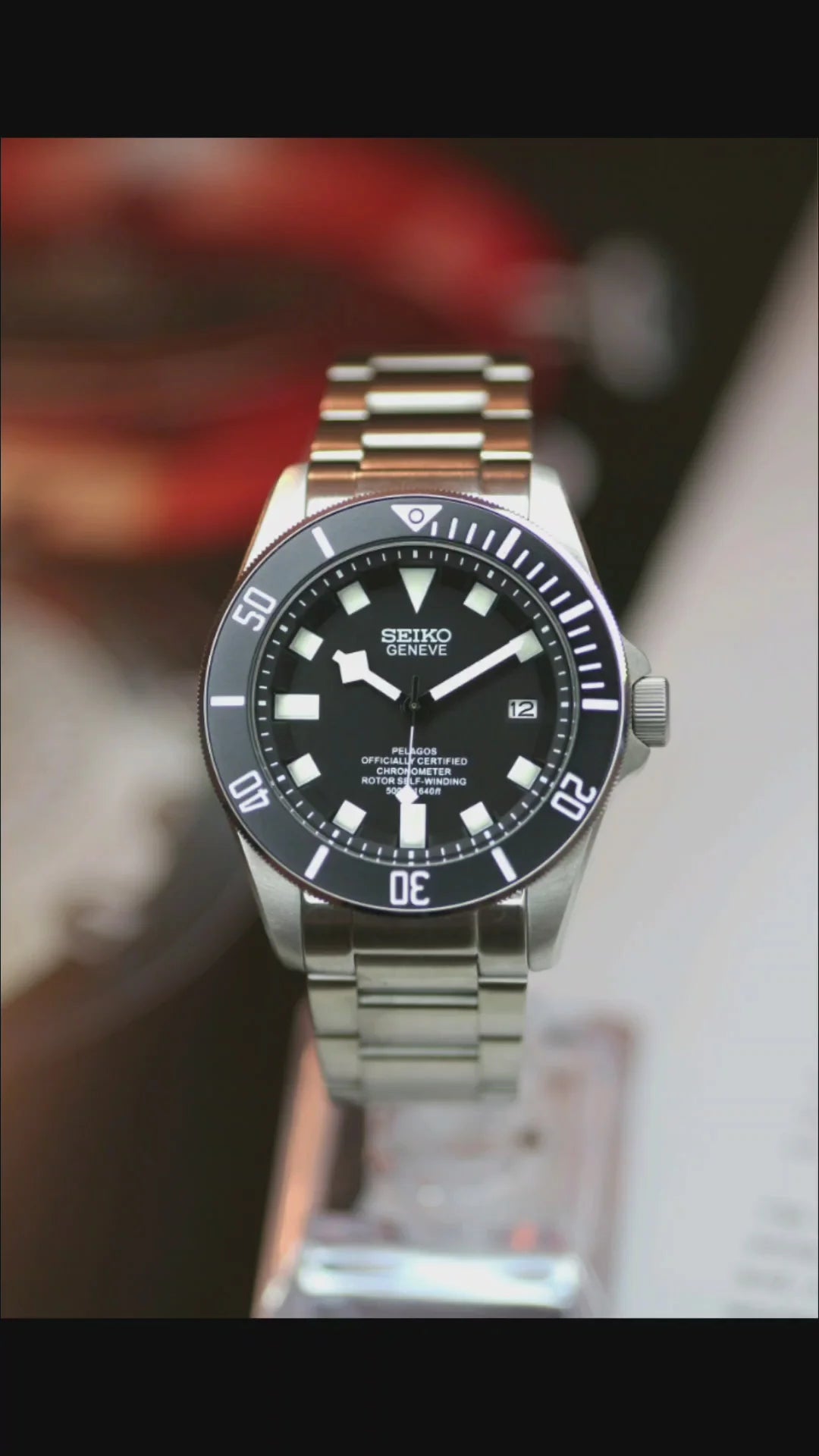 Seiko Pelagos ‘Black Dial’ Mod 41mm