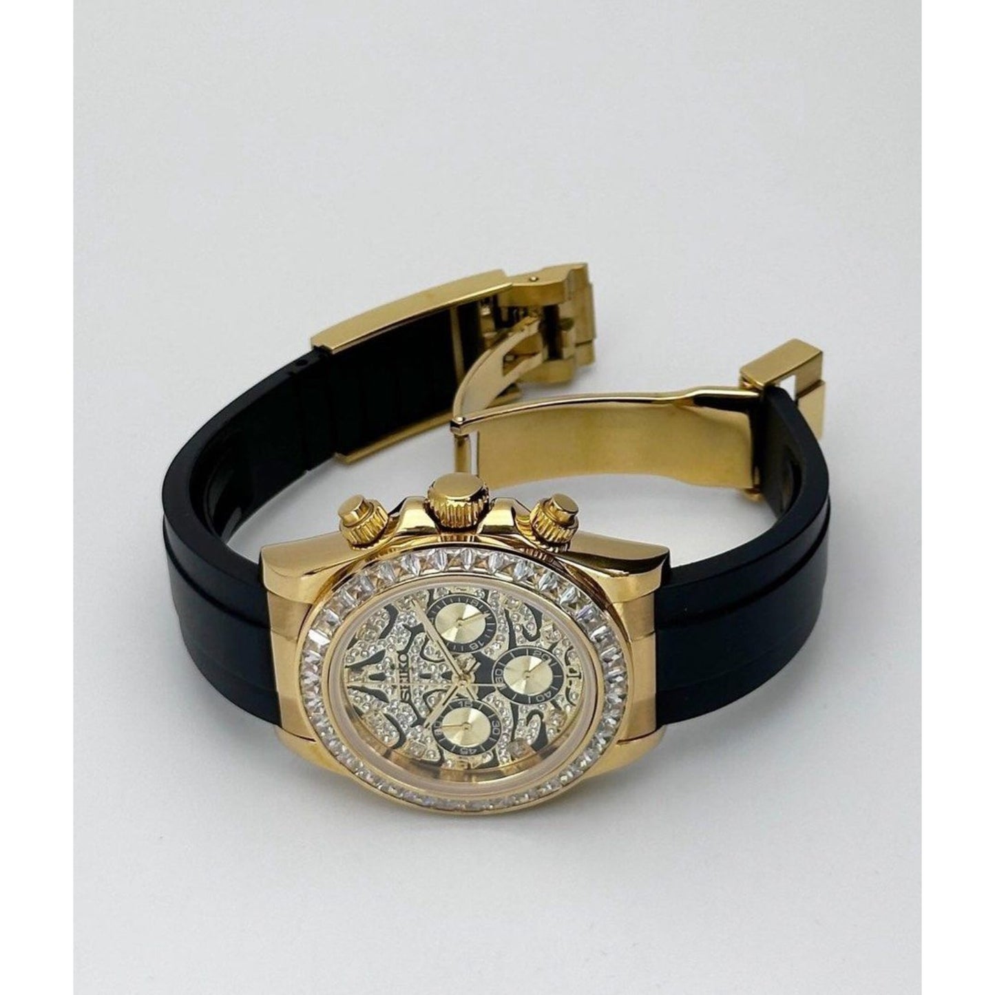 Seiko Daytona Gold ‘Eye of the Tiger’ Mod 40