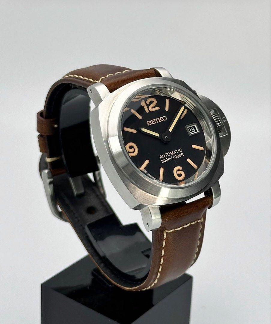 PanSeiko Mod 42 - Black/Orange Dial