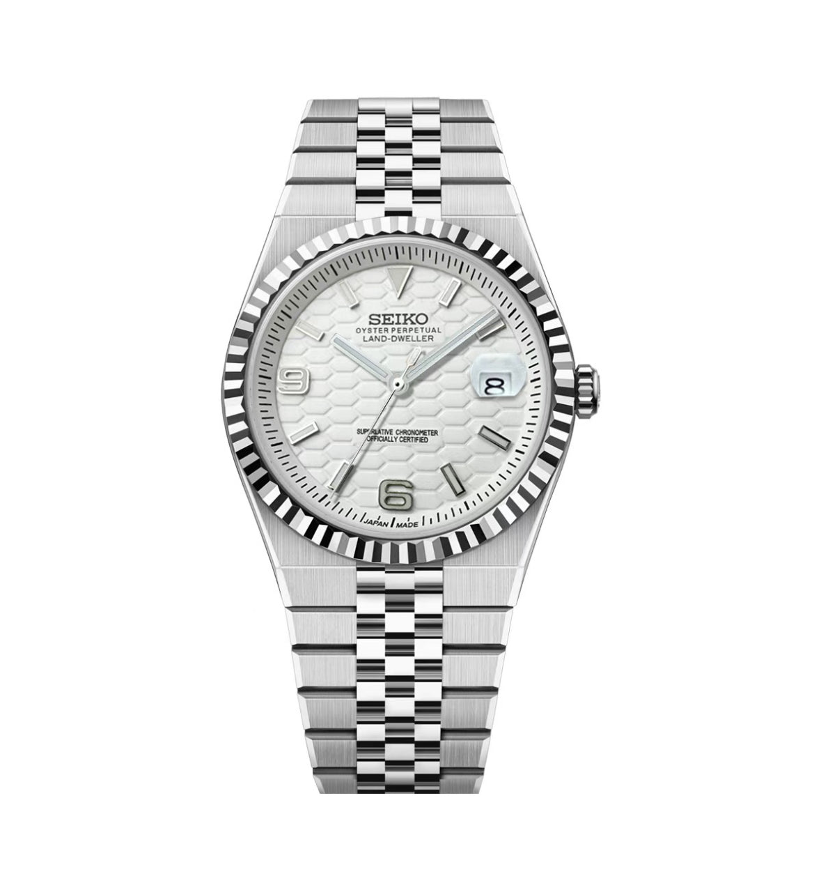 Seiko ‘Land- Dweller’ White Dial Mod 36/39