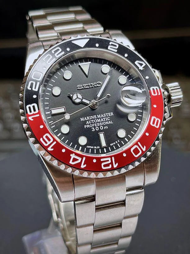 Seiko Marine Master Mod ‘Coke Bezel’ 40