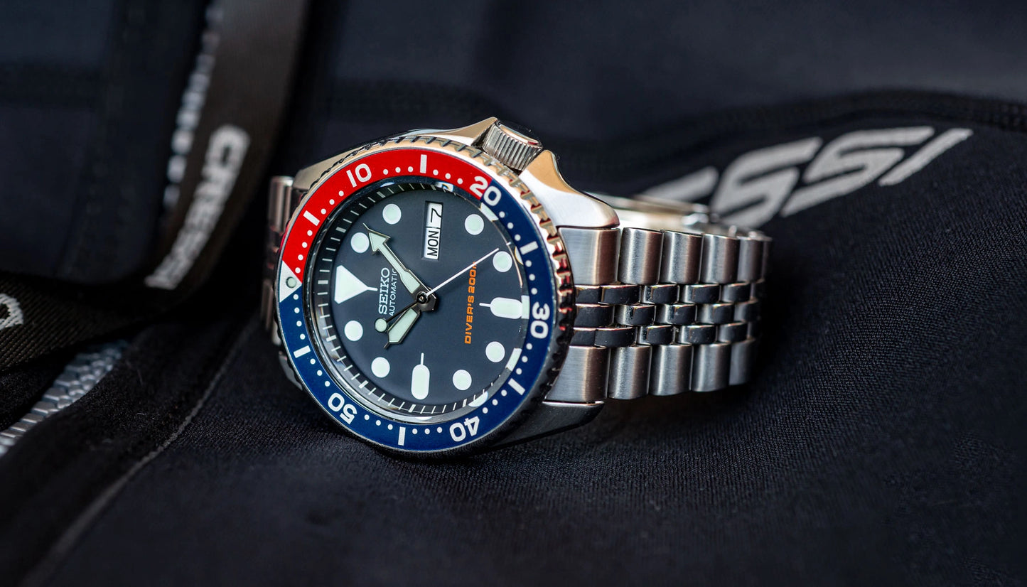 Seiko SKX Mod Pepsi Day-Date Diver 41