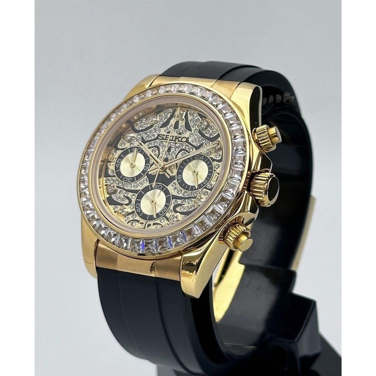 Seiko Daytona Gold ‘Eye of the Tiger’ Mod 40