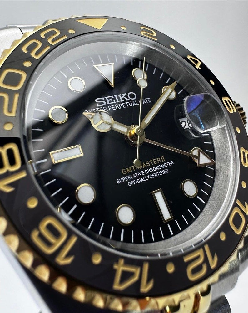Seiko Bruce Wayne GMT Gold/ Two-Tone 40