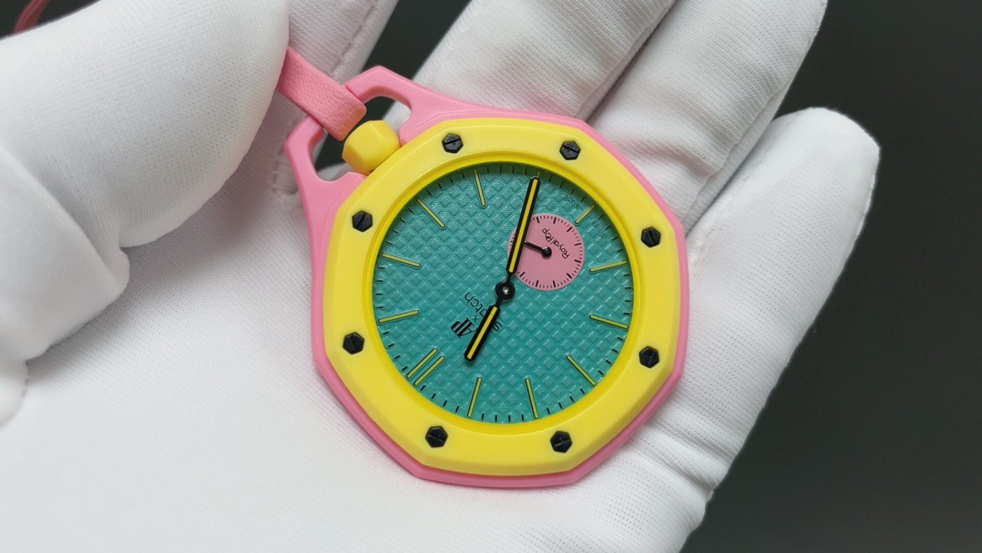 Royal Pop Mod- Pink/ Yellow Bezel