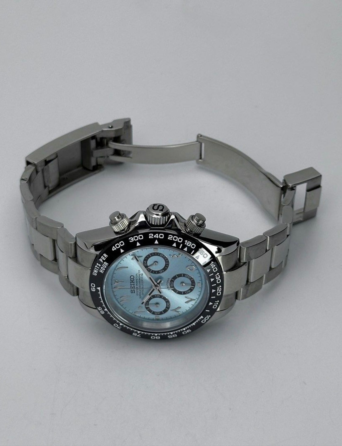Seiko Daytona Mod ‘Blue Arabic Dial’ 40