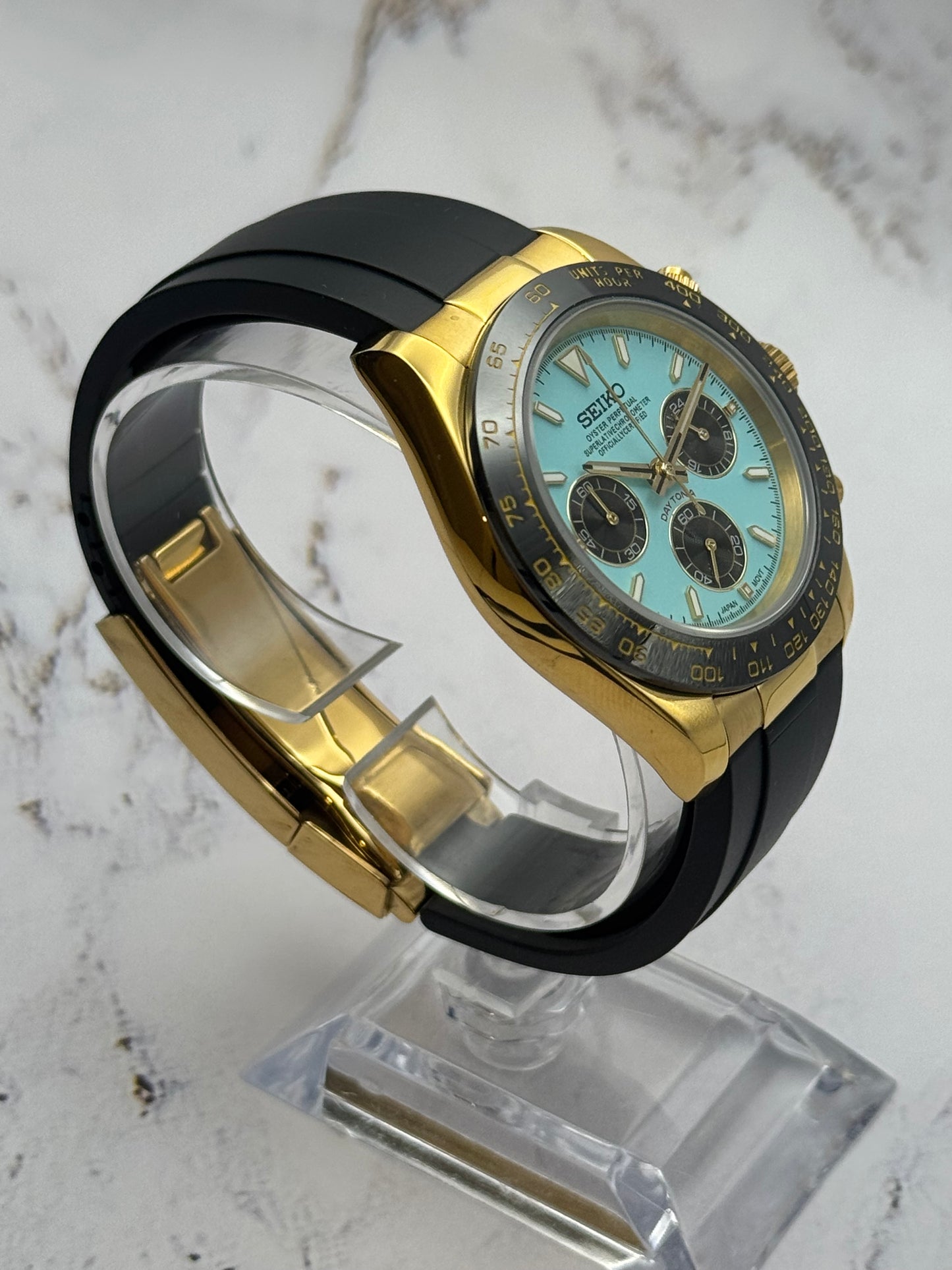 Seiko Oyster-flex Daytona ‘Blue Lacquer’ Dial