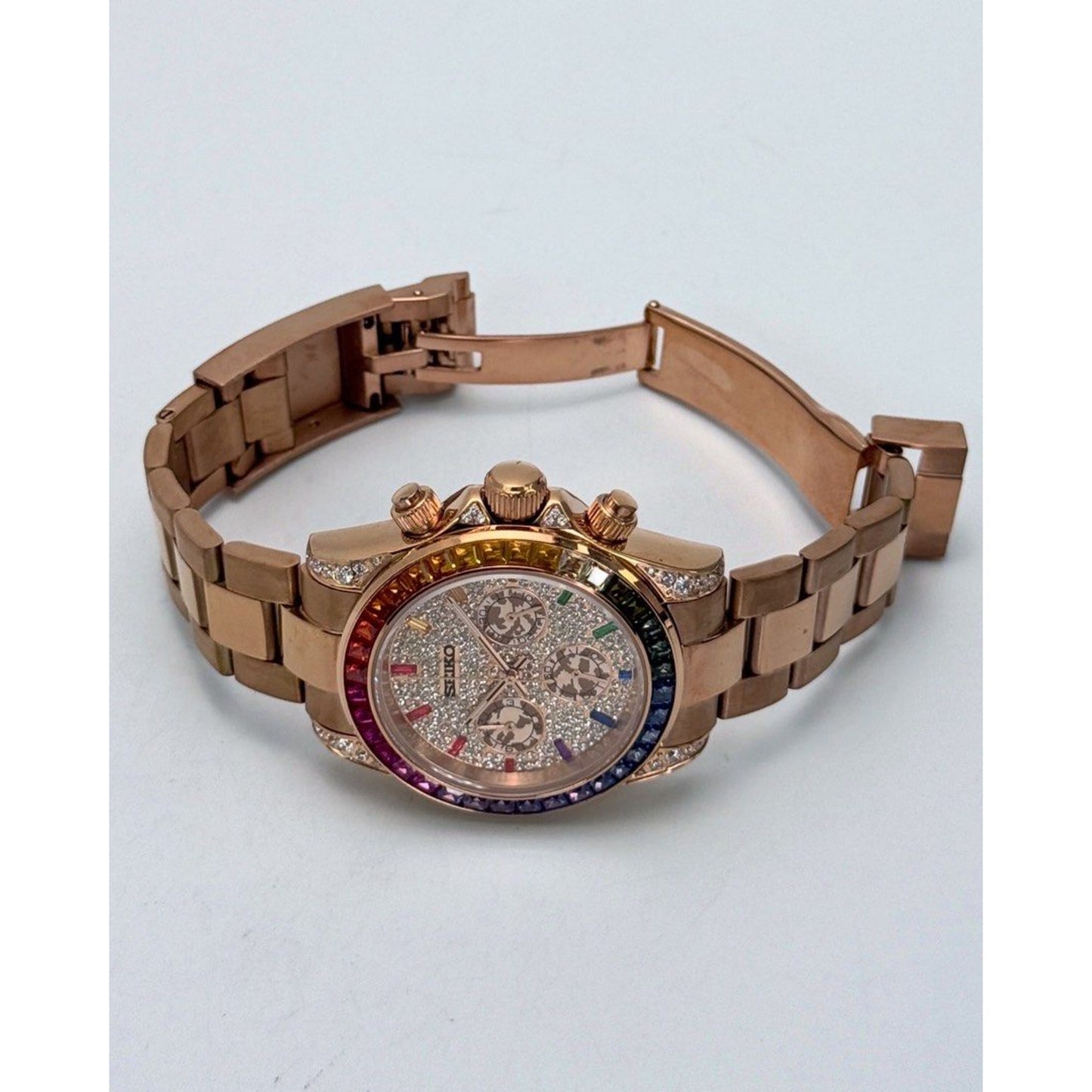 Seiko Daytona ‘Rose Gold Rainbow’ Mod 40