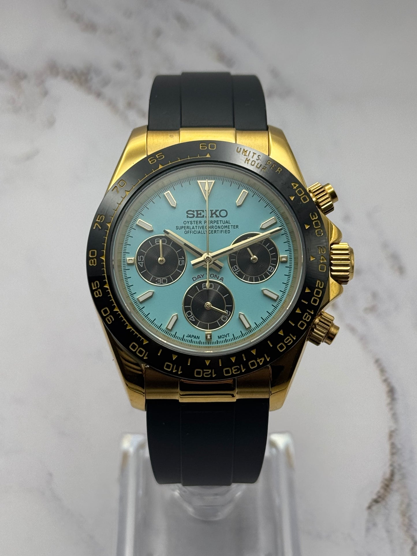 Seiko Oyster-flex Daytona ‘Blue Lacquer’ Dial