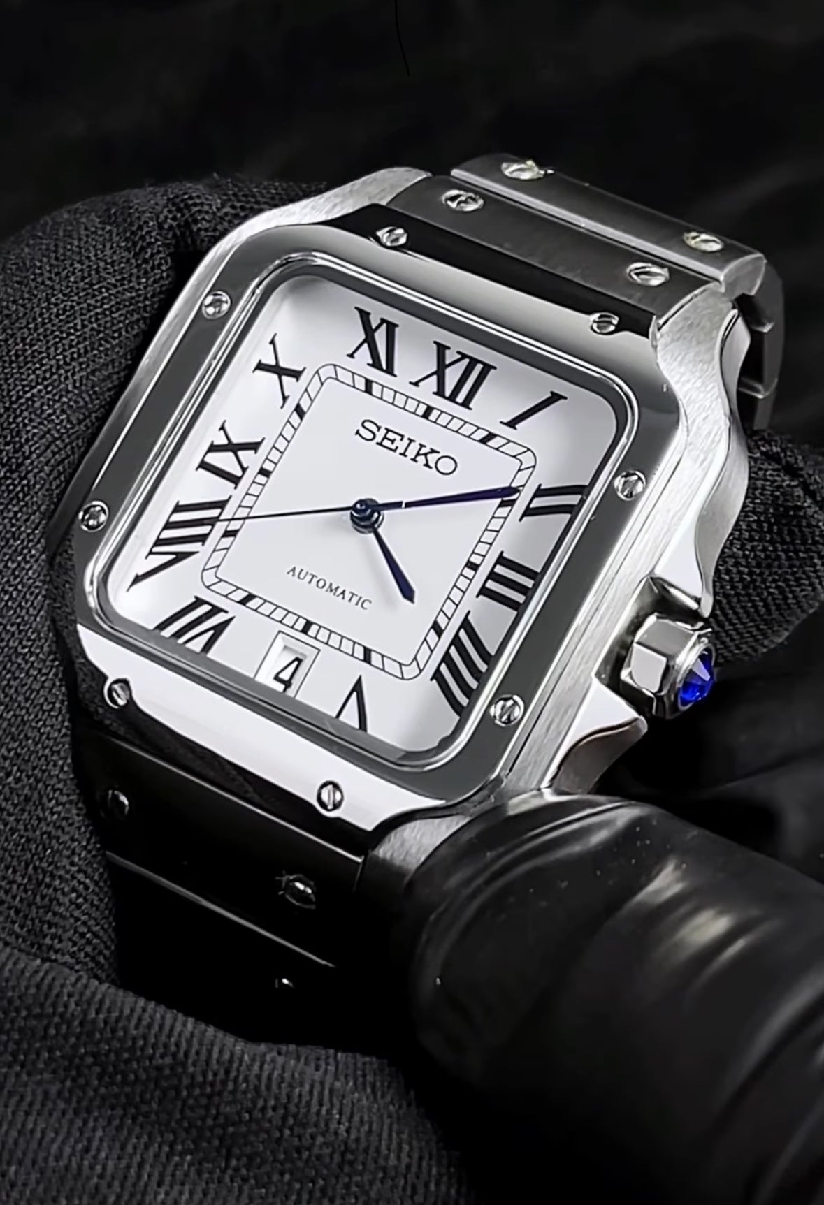 Seiko Santos White Dial 39mm w/(Date)