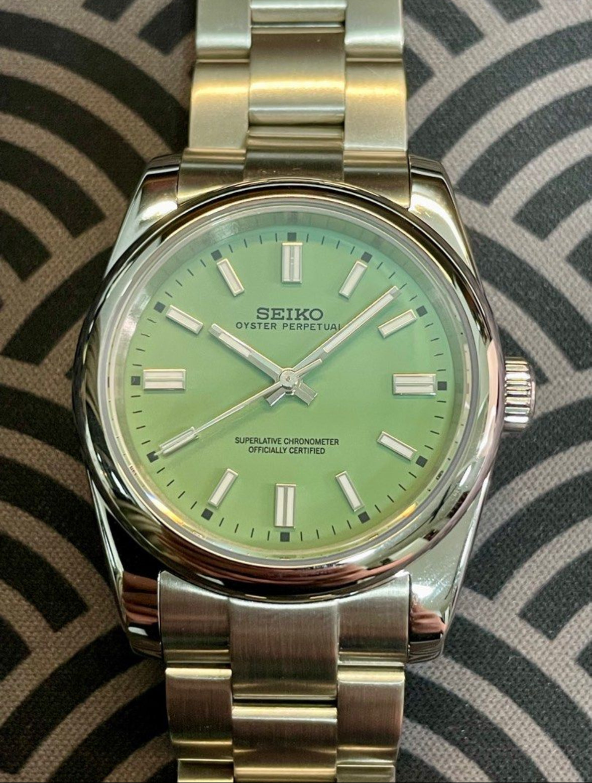 Seiko Oyster Perpetual Mod ‘Green Dial’ 36/39
