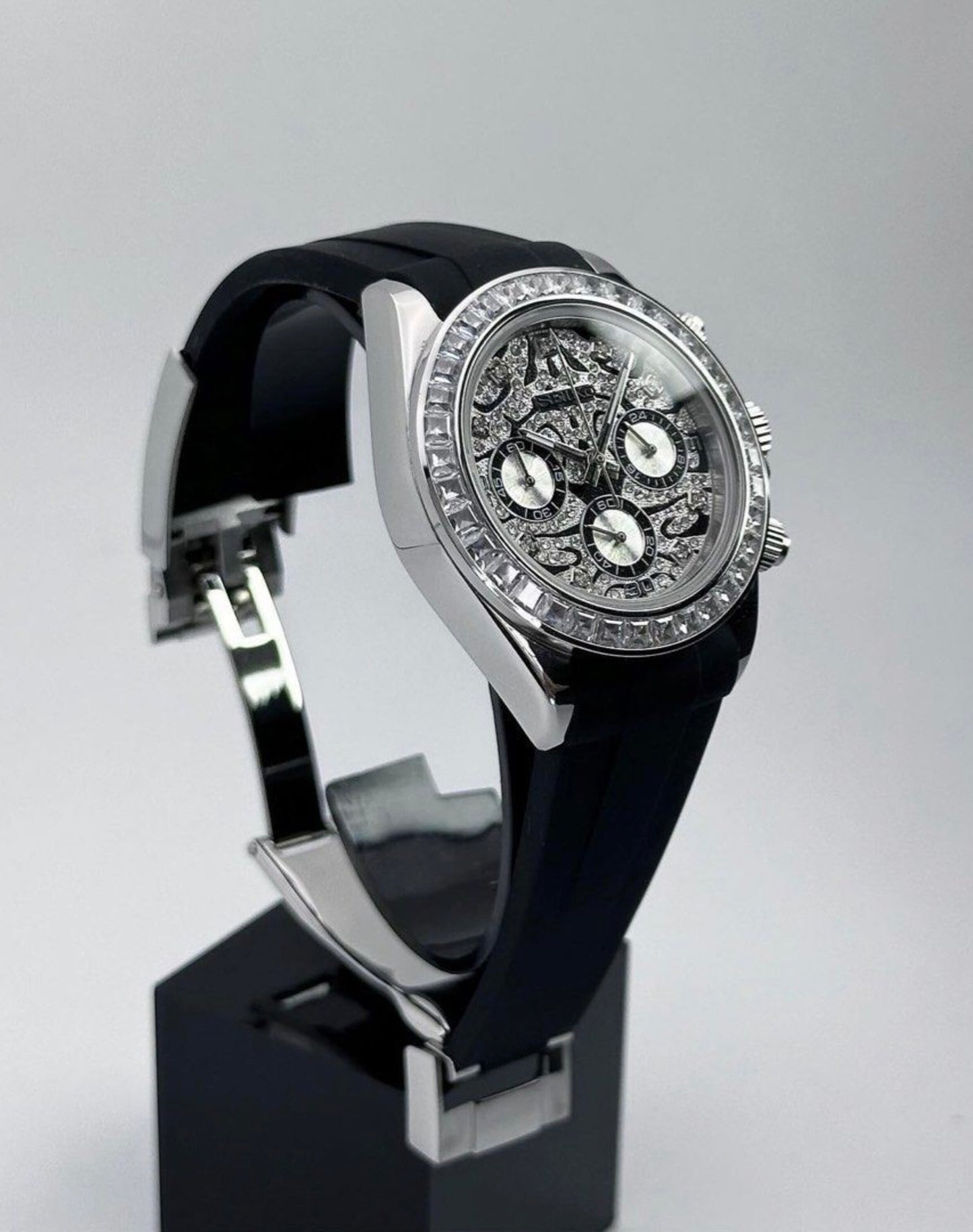 Seiko Daytona Silver ‘Eye of the Tiger’ Mod 40