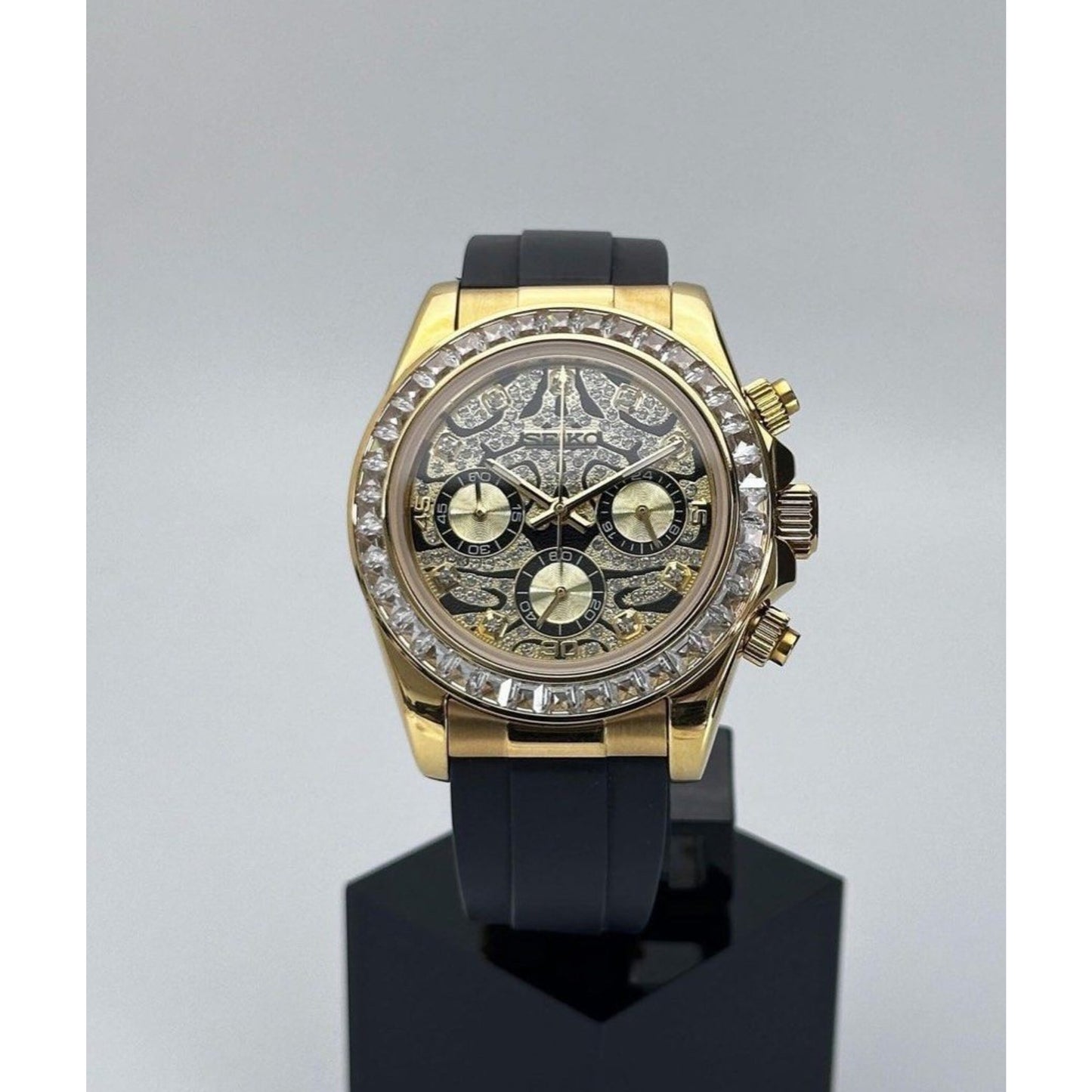 Seiko Daytona Gold ‘Eye of the Tiger’ Mod 40