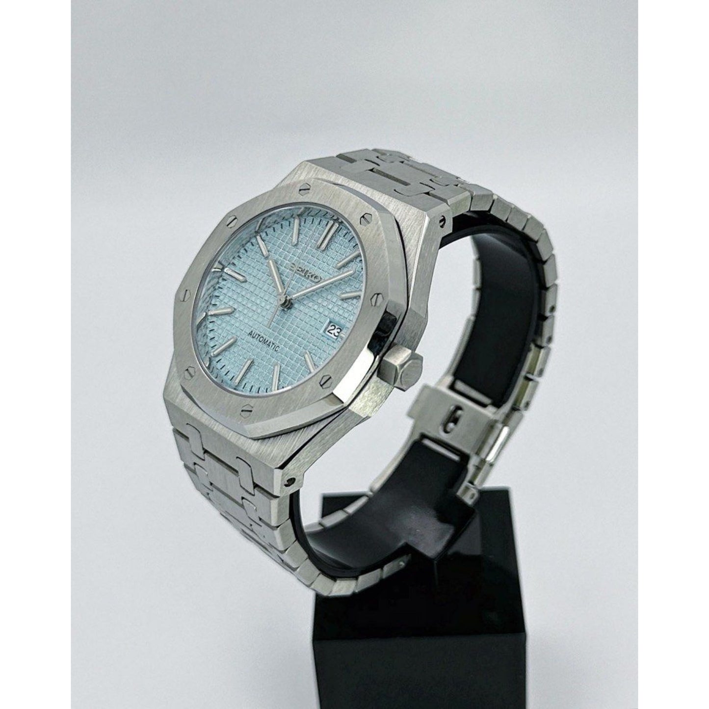 Seiko Royal Oak Mod ‘Baby Blue Dial’ 41