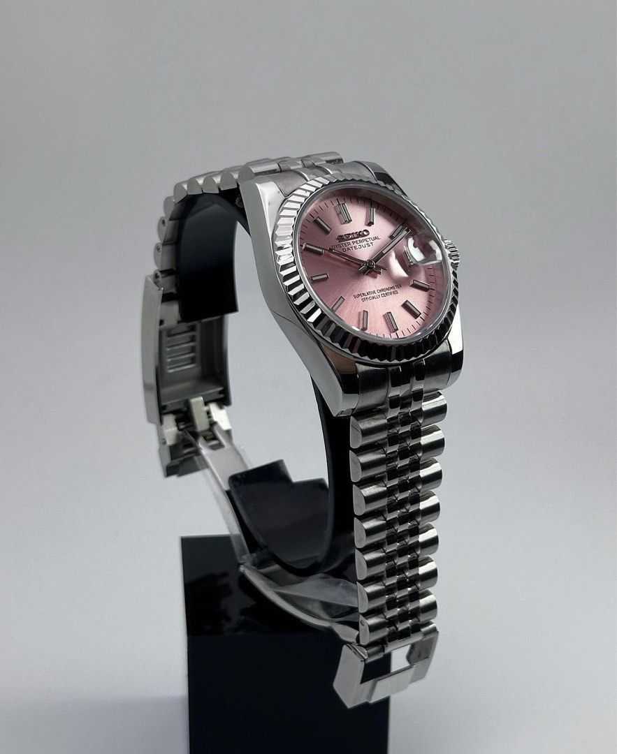 Pink Dial Seiko Datejust Mod 31/36/39