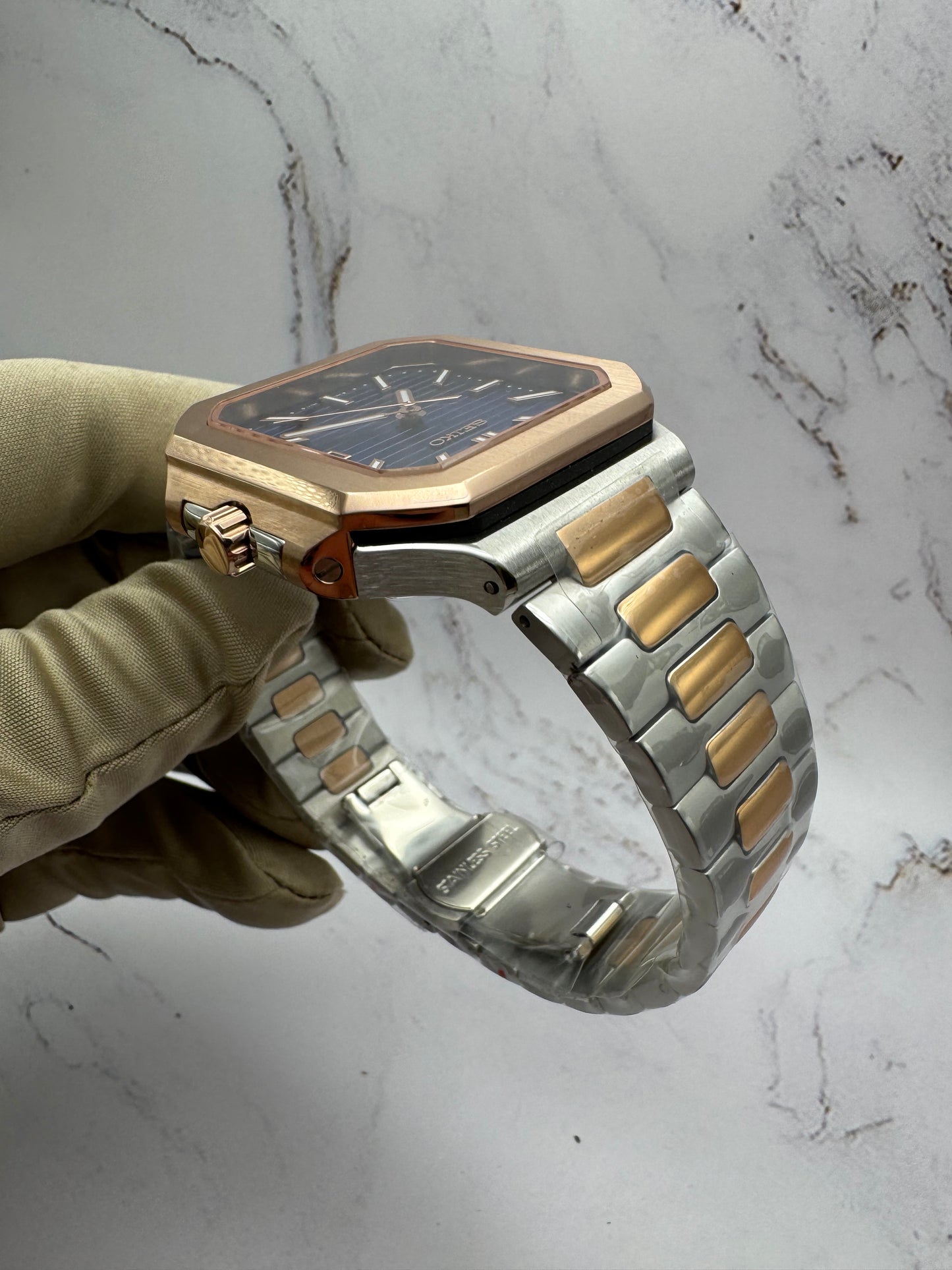 Seikonaut Cubitus Mod Two-Tone Blue dial 42mm