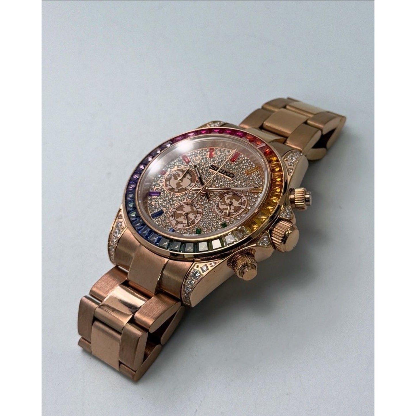 Seiko Daytona ‘Rose Gold Rainbow’ Mod 40