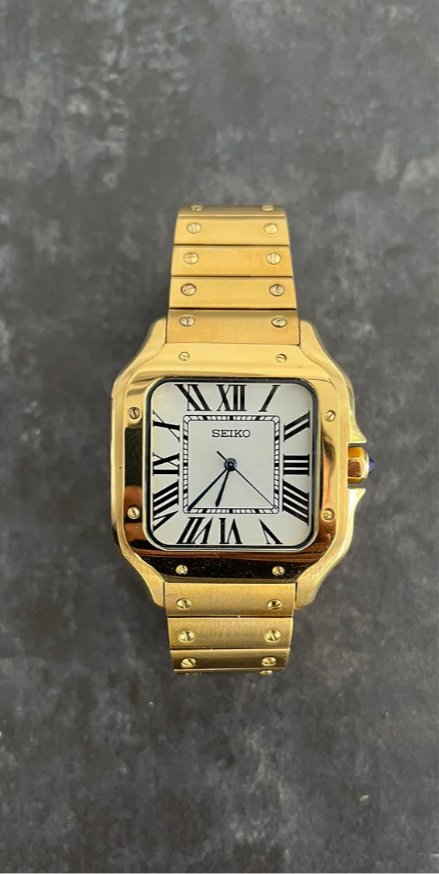 Seiko Santos Mod Gold 39