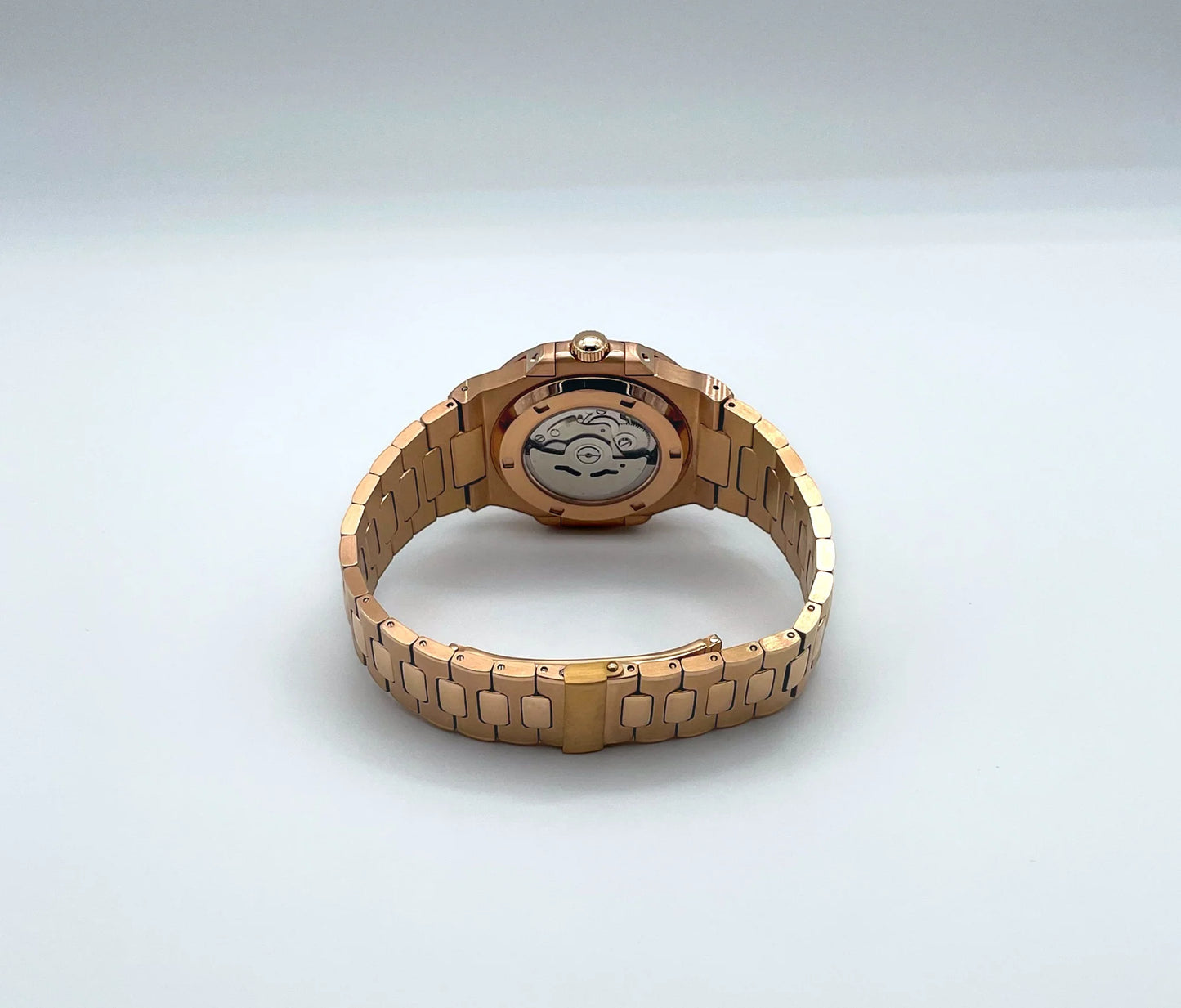 Seiko Nautilus Mod ‘Rose Gold Blue Dial’ 40
