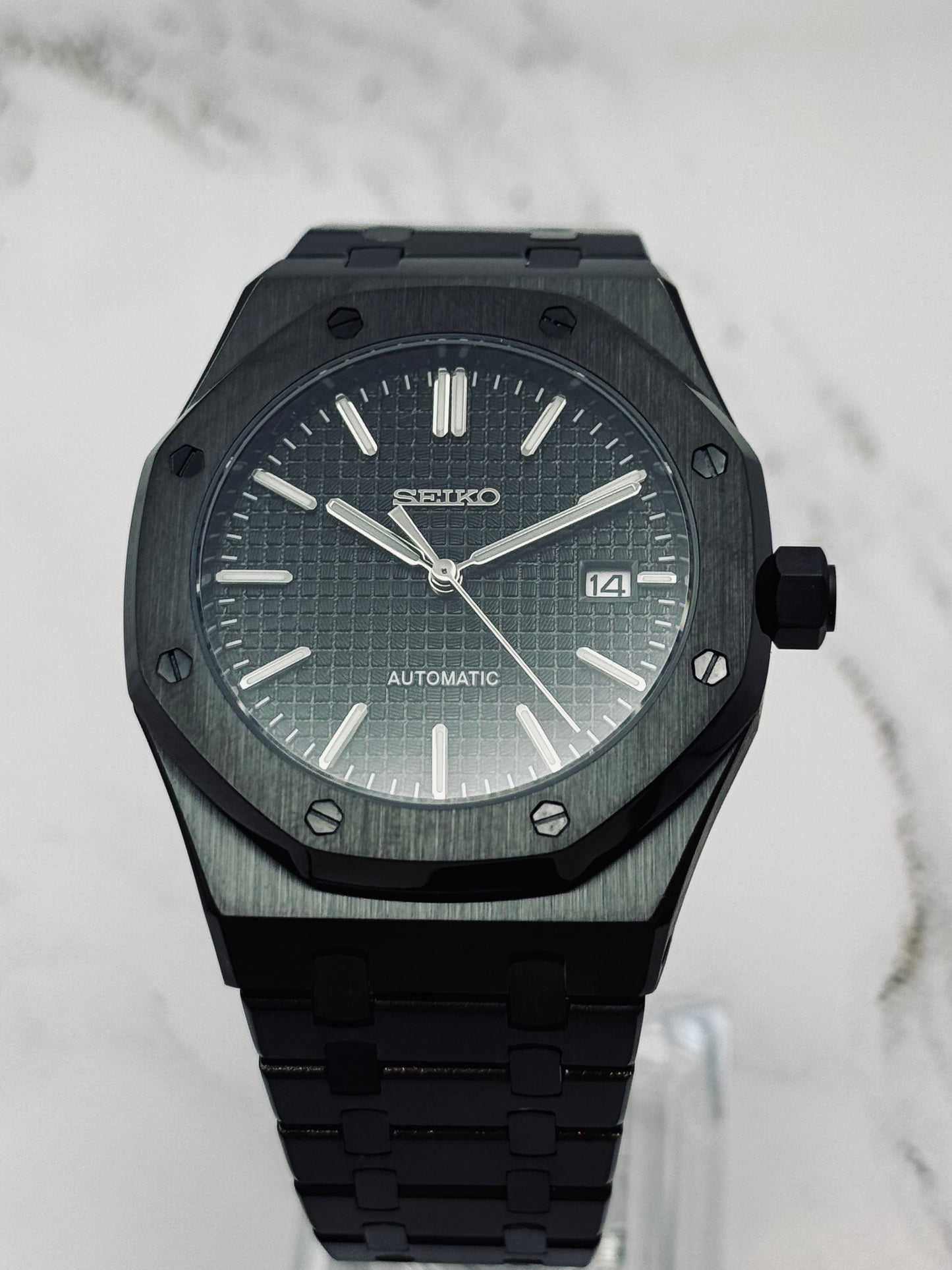 All-Black PVD Seiko Royal Oak AP 41