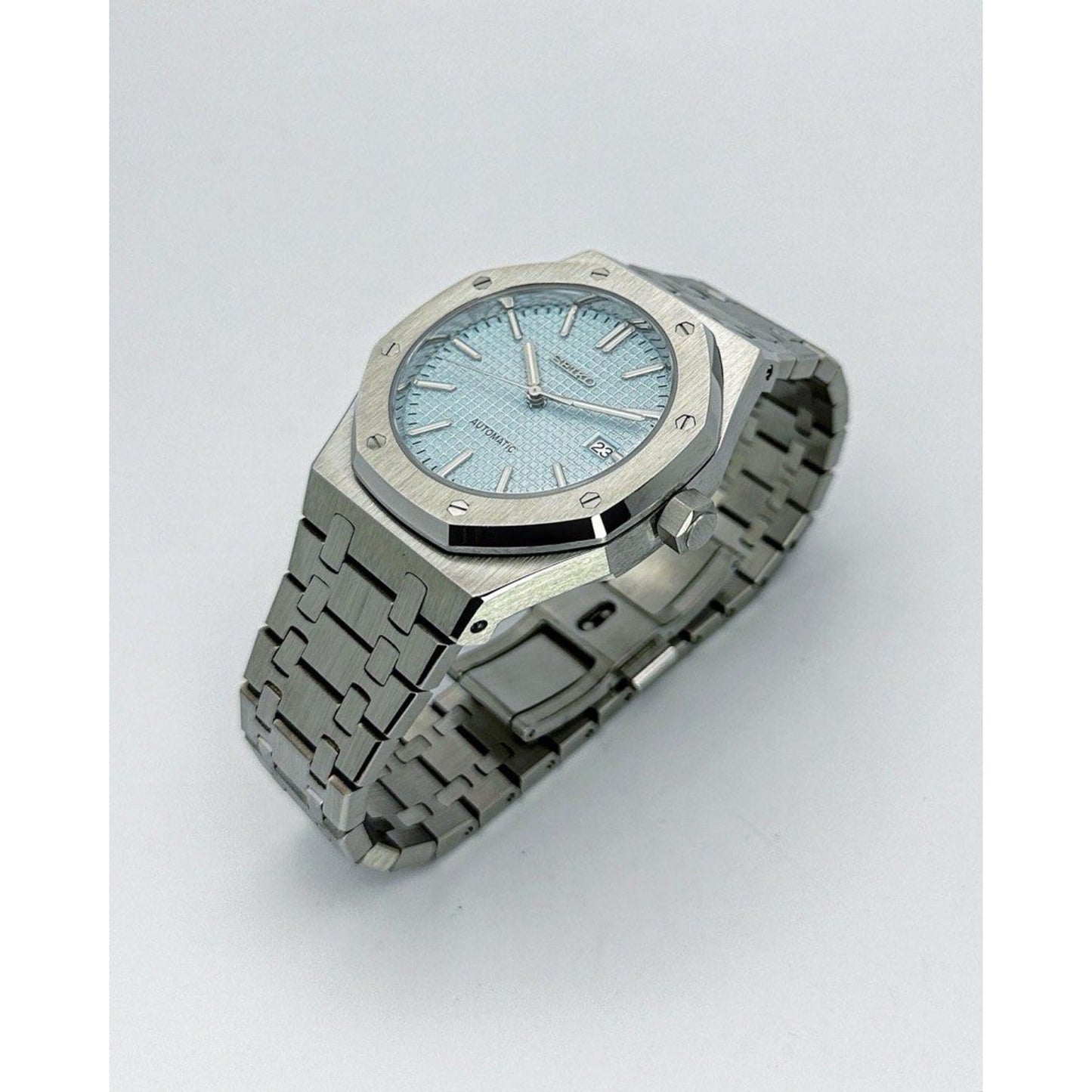 Seiko Royal Oak Mod ‘Baby Blue Dial’ 41