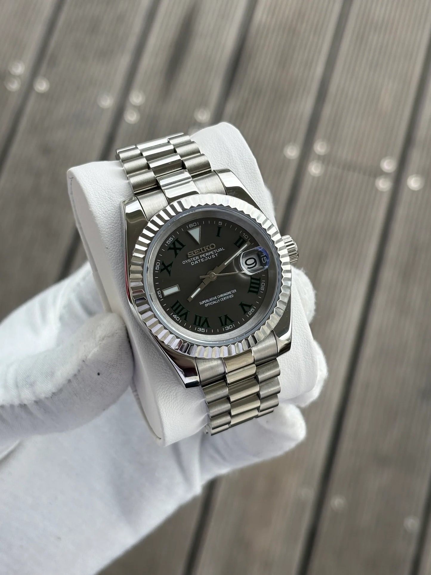 Seiko Date-Just ‘Wimbledon Presidential Bracelet’ 36/39