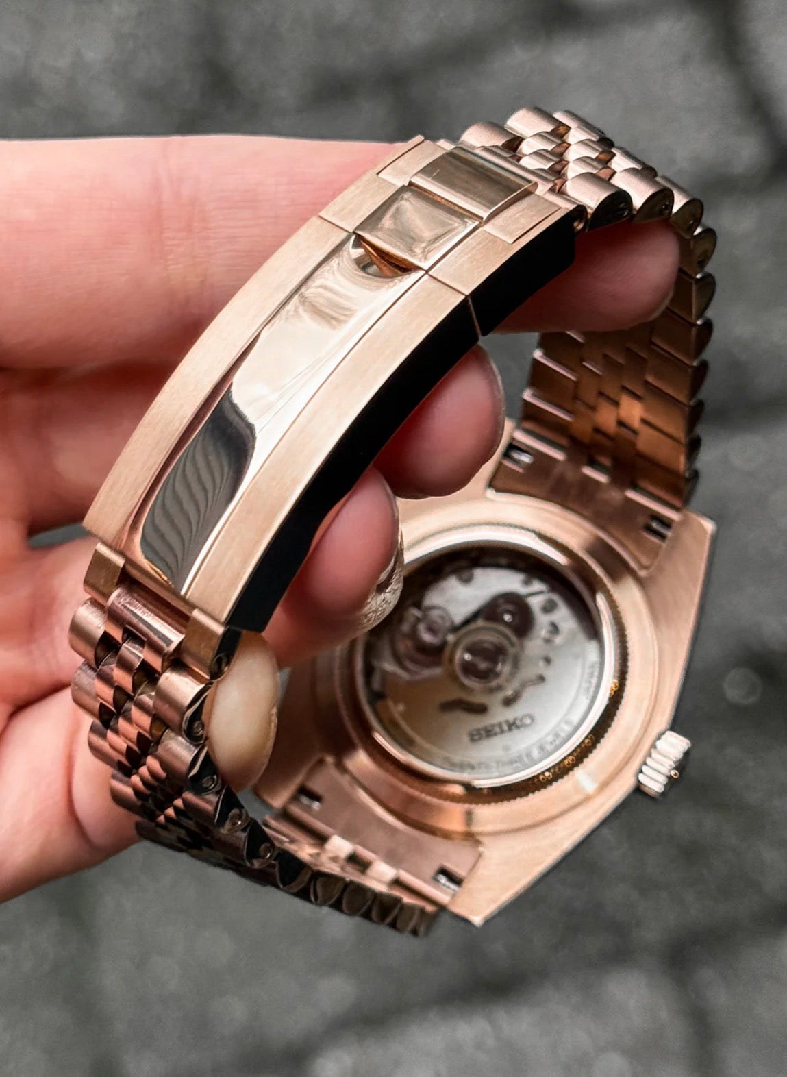 Seiko Sky-Dweller Mod ‘Rose Gold Chocolate Dial’ 40